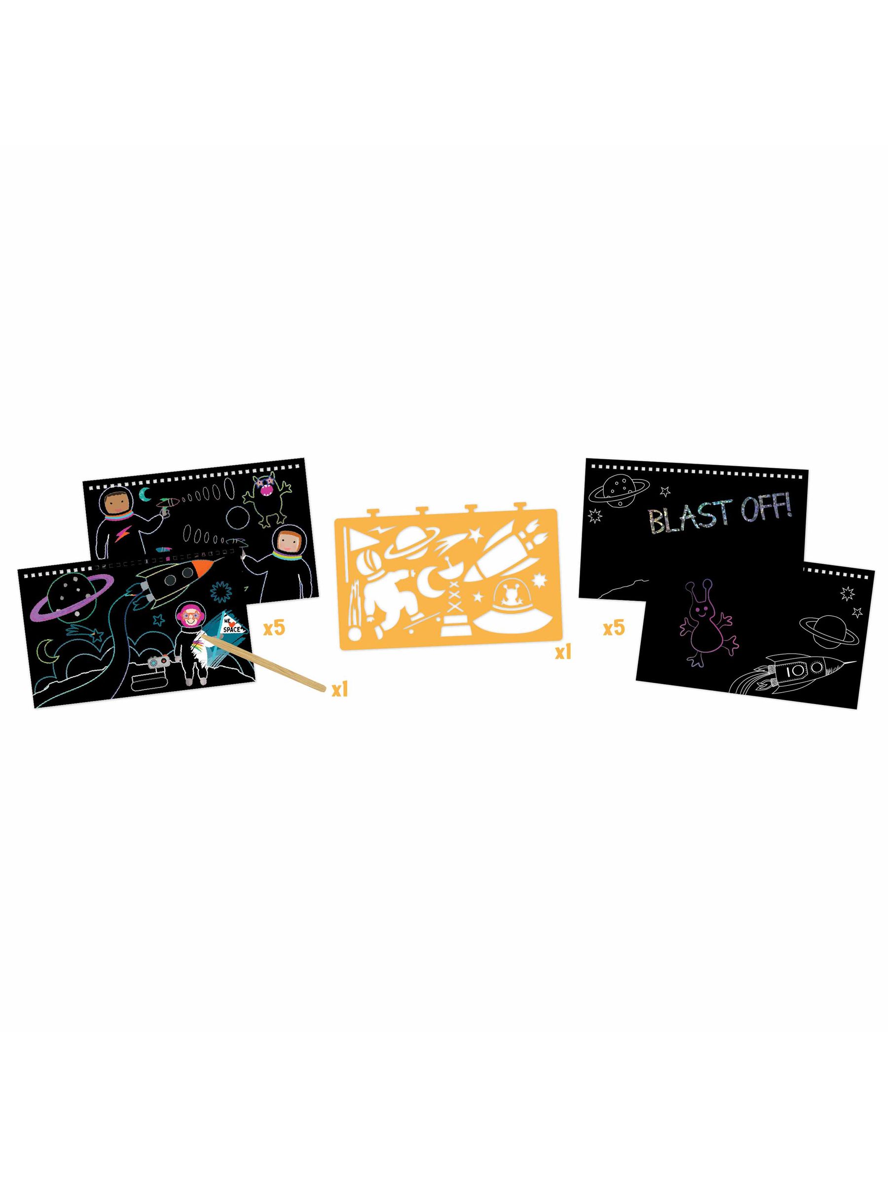 Floss & Rock Space Scratch & Play - Image 2 of 4