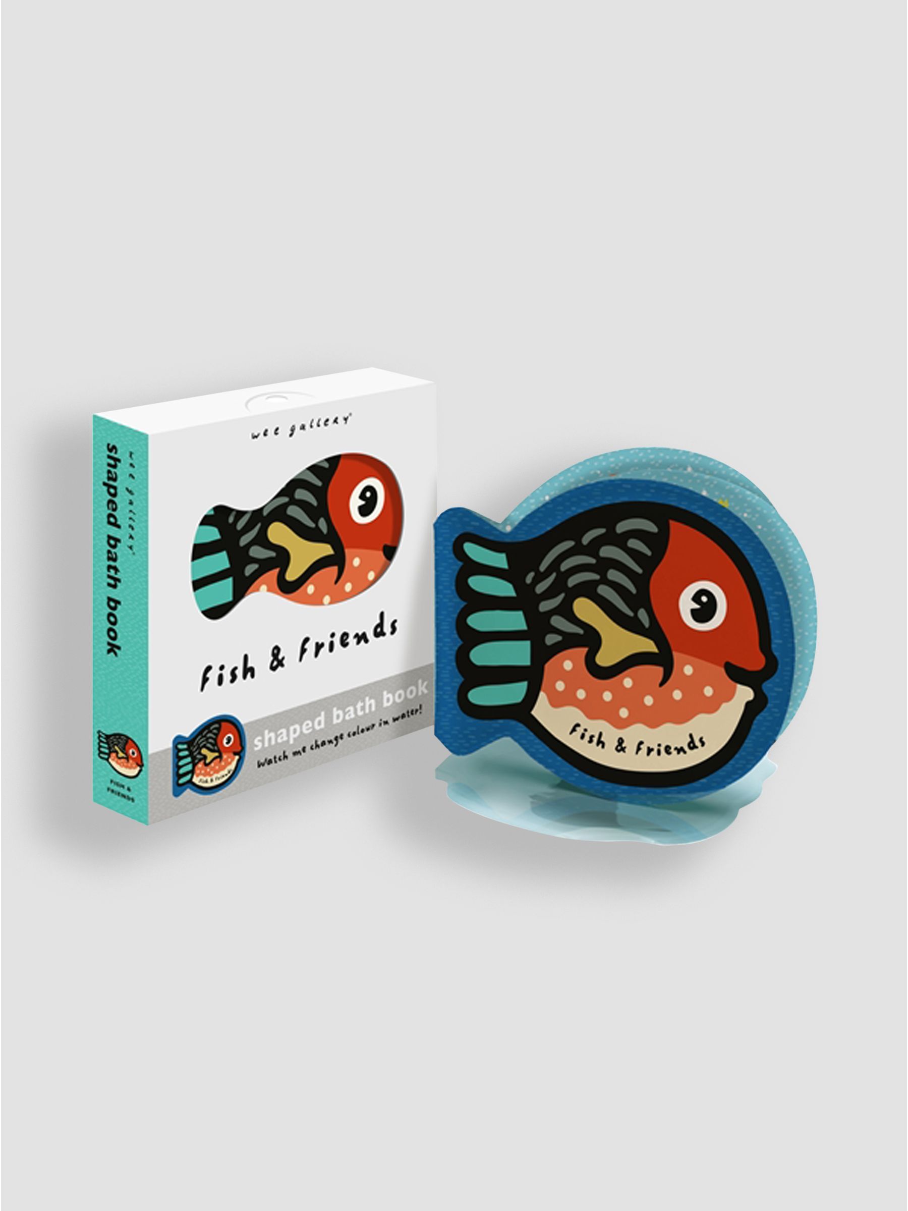 Wee Gallery Fish and Friends Bath Book - Image 1 of 3