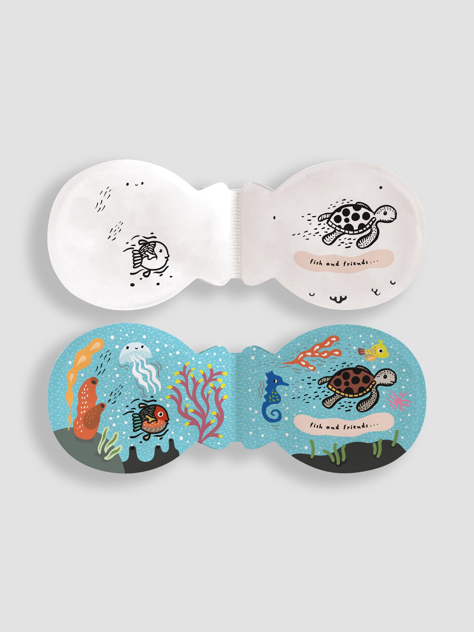 Wee Gallery Fish and Friends Bath Book - Image 2 of 3