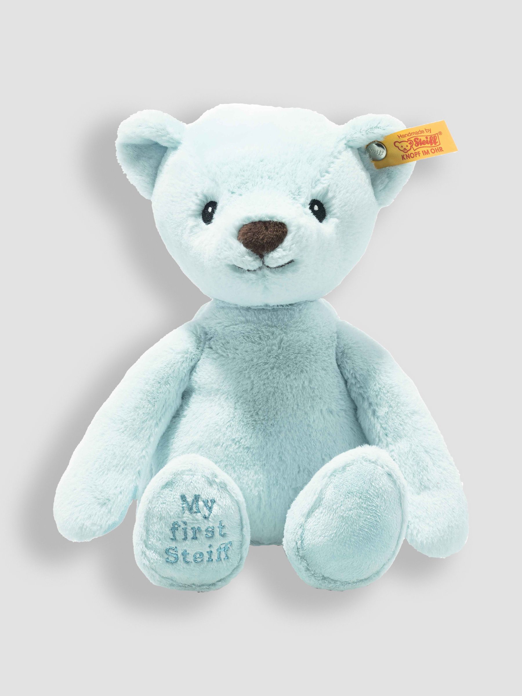 Blue Steiff Soft Cuddly Friends My First Bear - Image 1 of 1