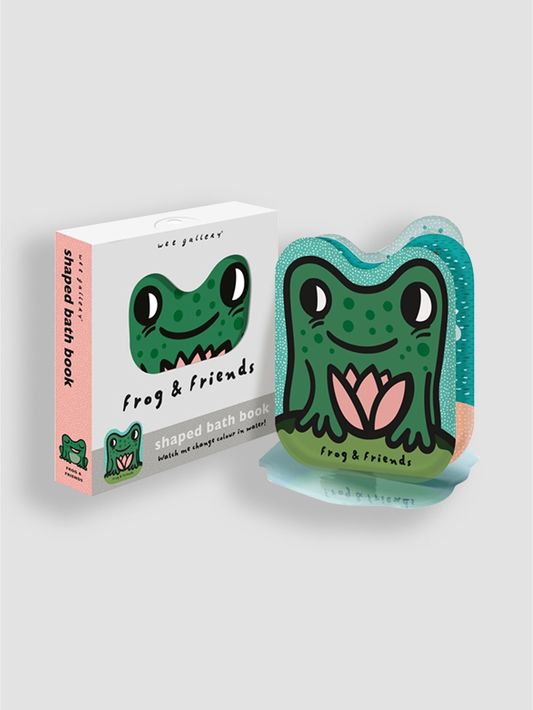 Wee Gallery Frog and Friends Bath Book - Image 1 of 3