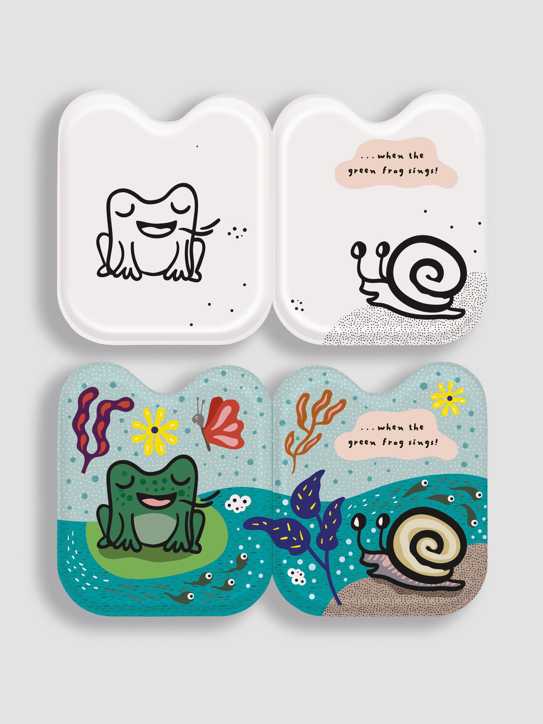 Wee Gallery Frog and Friends Bath Book - Image 3 of 3