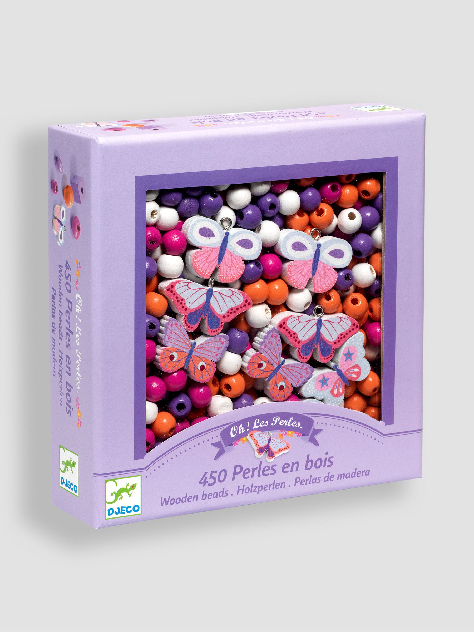Djeco Wooden Beads Butterflies Set - Image 1 of 3