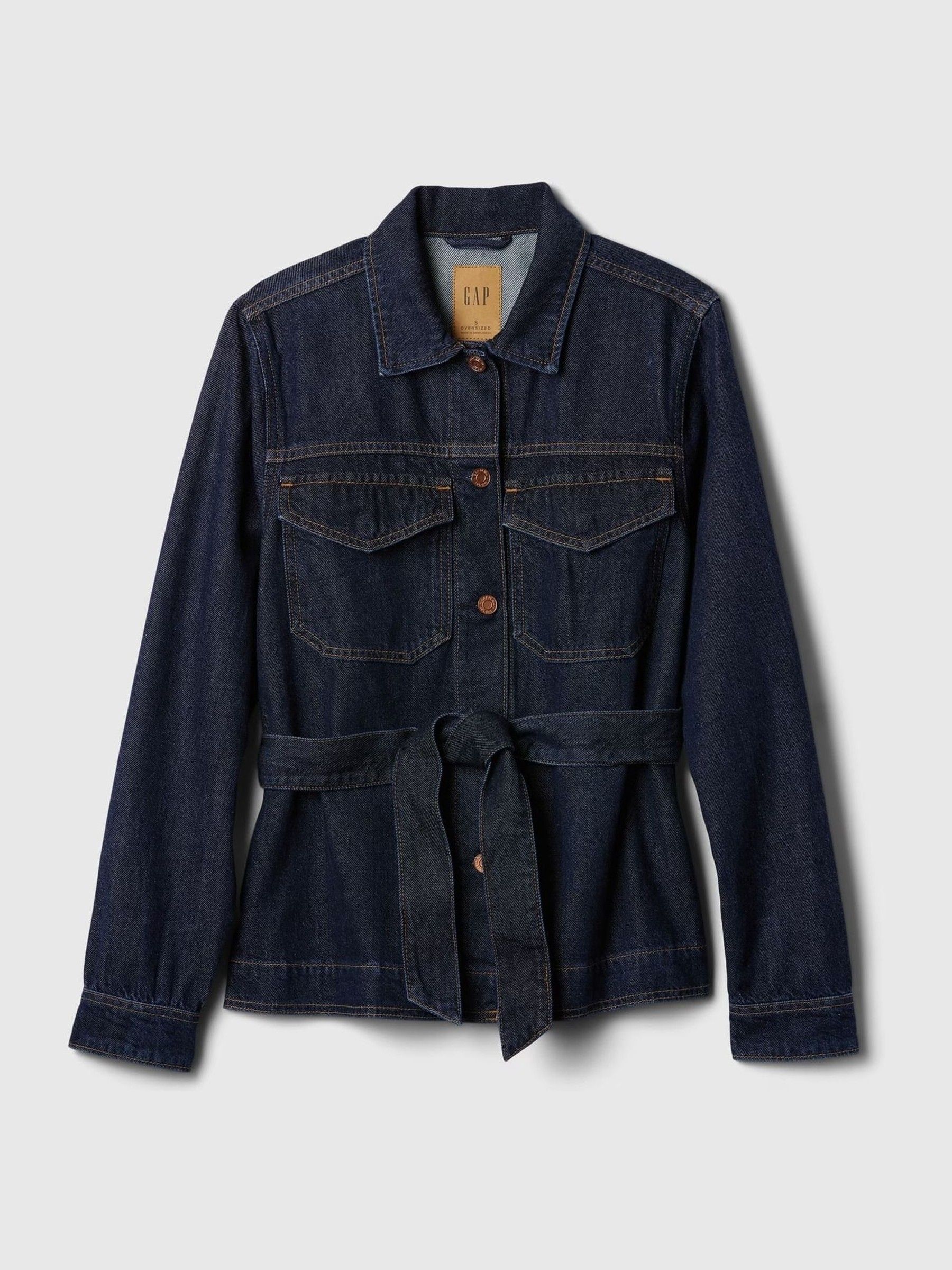 Blue Ultra Soft Denim Belted Jacket - Image 5 of 5