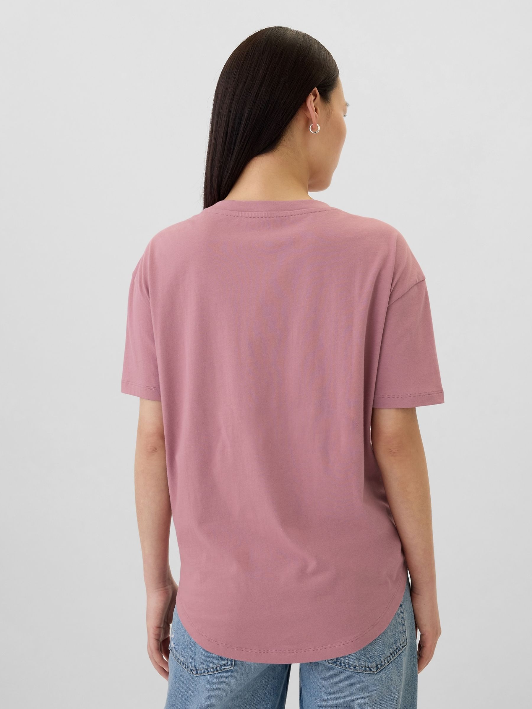 Pink Cotton Logo Short Sleeve Sport T-Shirt - Image 2 of 5