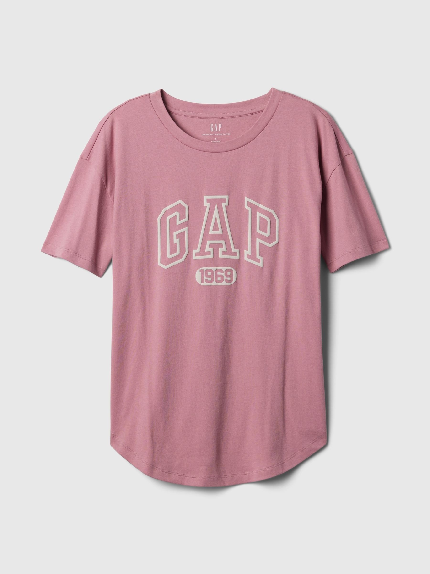 Pink Cotton Logo Short Sleeve Sport T-Shirt - Image 5 of 5