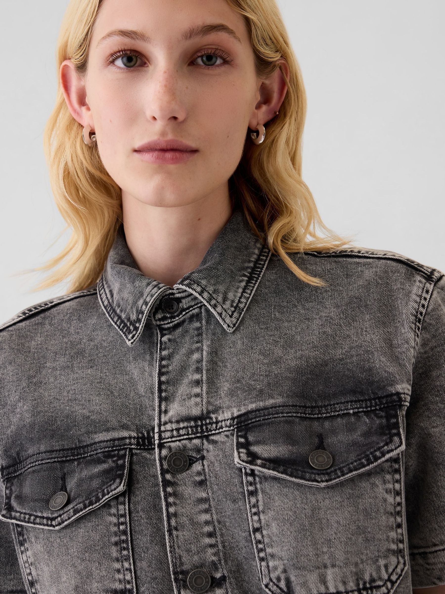 Black Denim Jumpsuit - Image 5 of 5