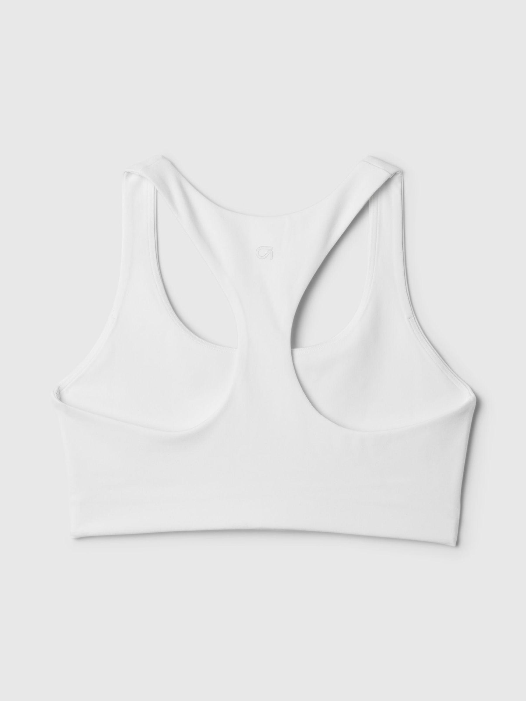 White Power Medium Impact Racerback Sports Bra - Image 5 of 5