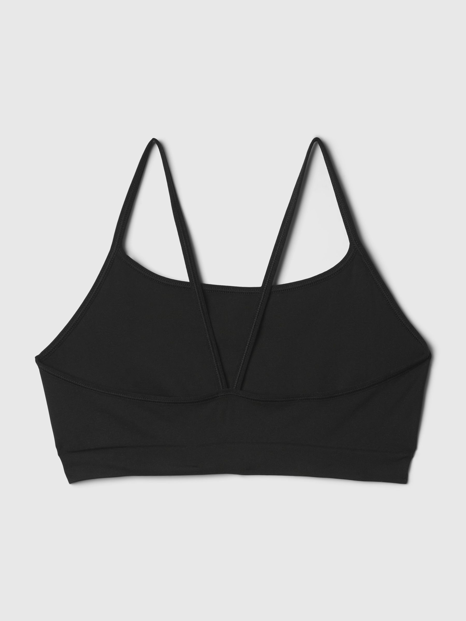 Black Seamless Racerback Bralette - Image 4 of 4
