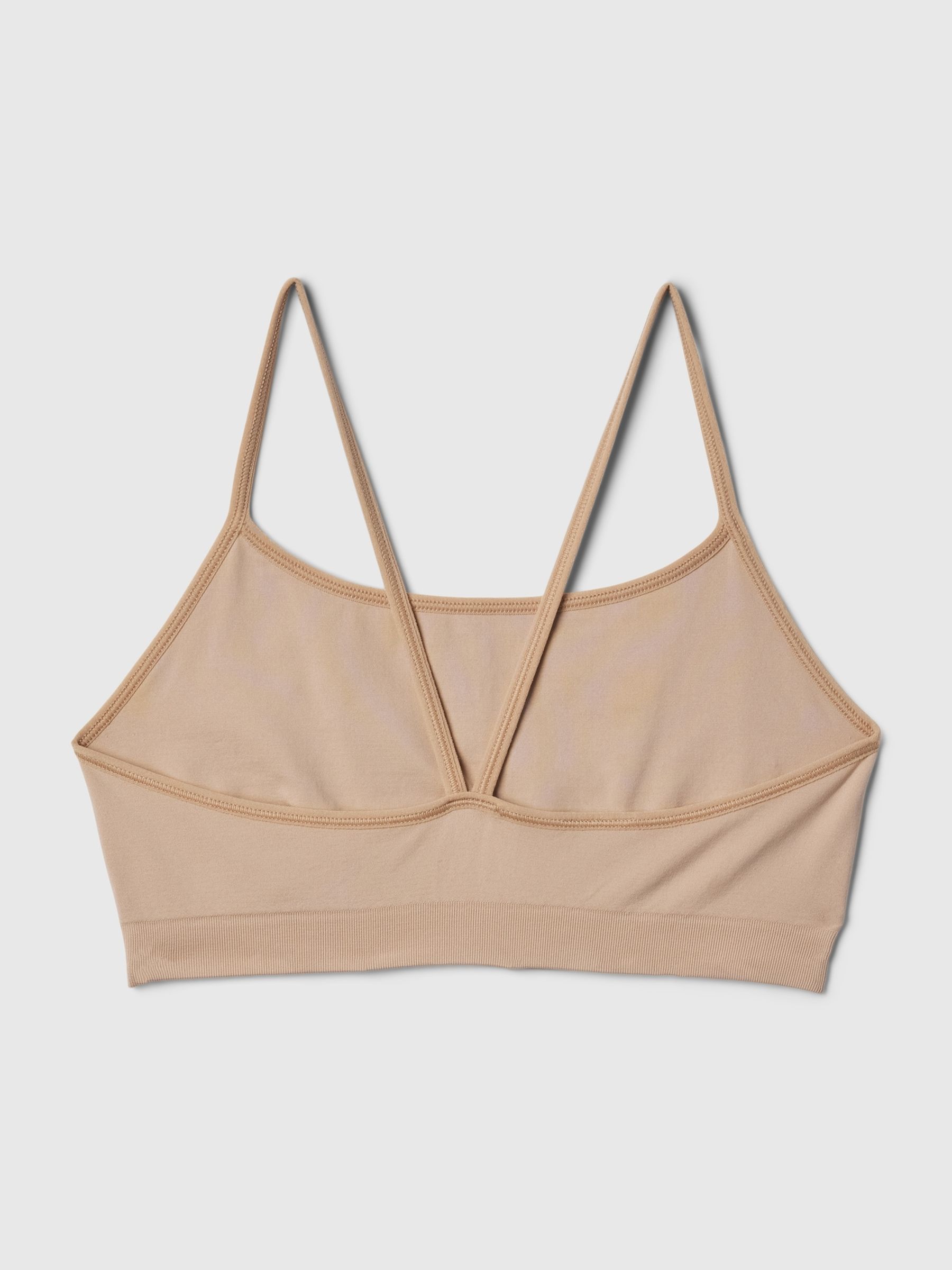 Beige Seamless Racerback Bralette - Image 4 of 4