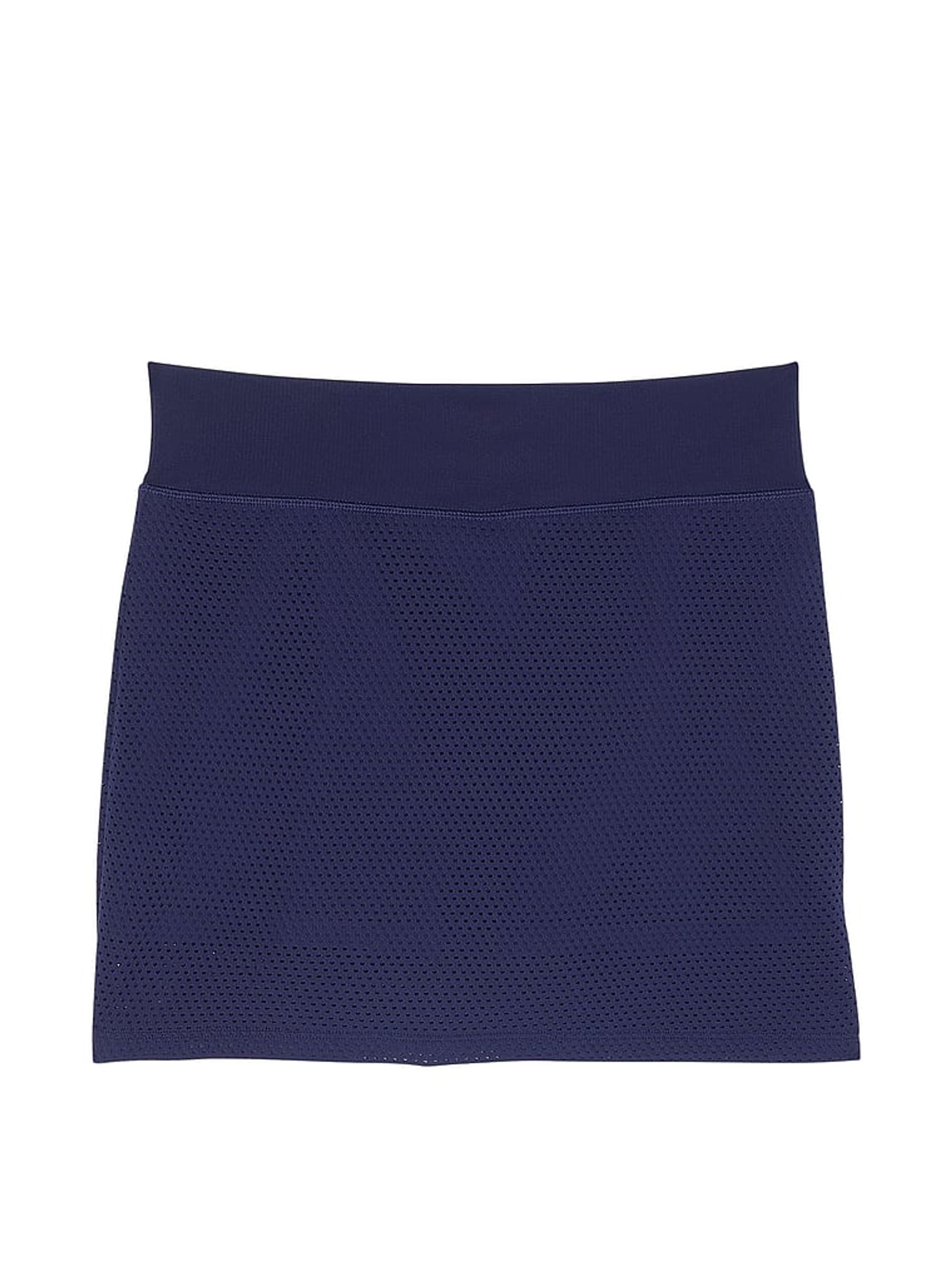 Midnight Navy Blue Seamless Drapey Skort - Image 3 of 3