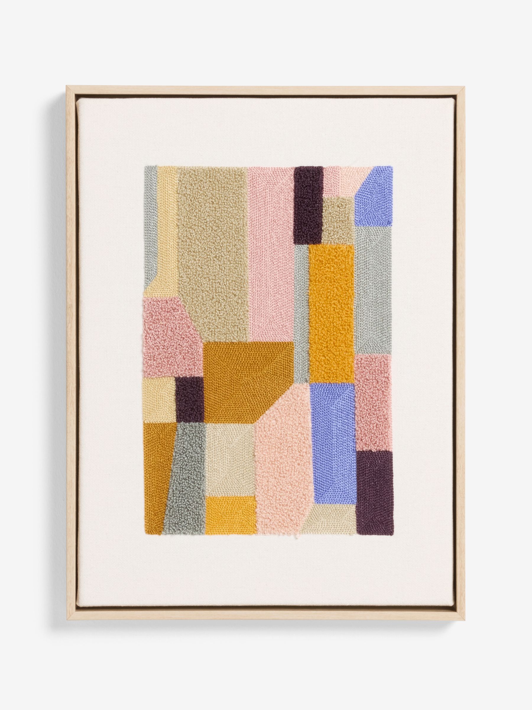 Alonzo Embroidered Wall Art in Multi Tonal - Image 4 of 4