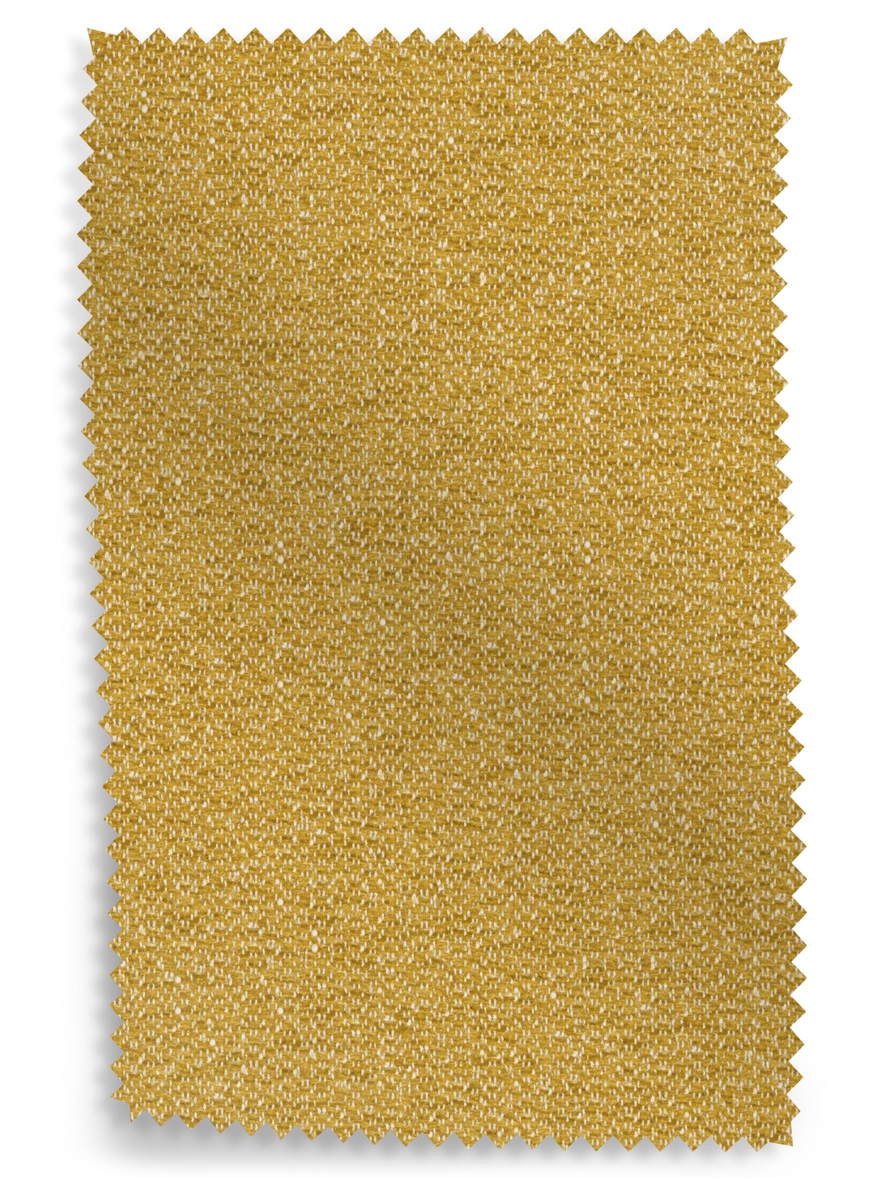 Textured Woven Warm Ochre Upholstery Swatch in Yellow - Image 1 of 1