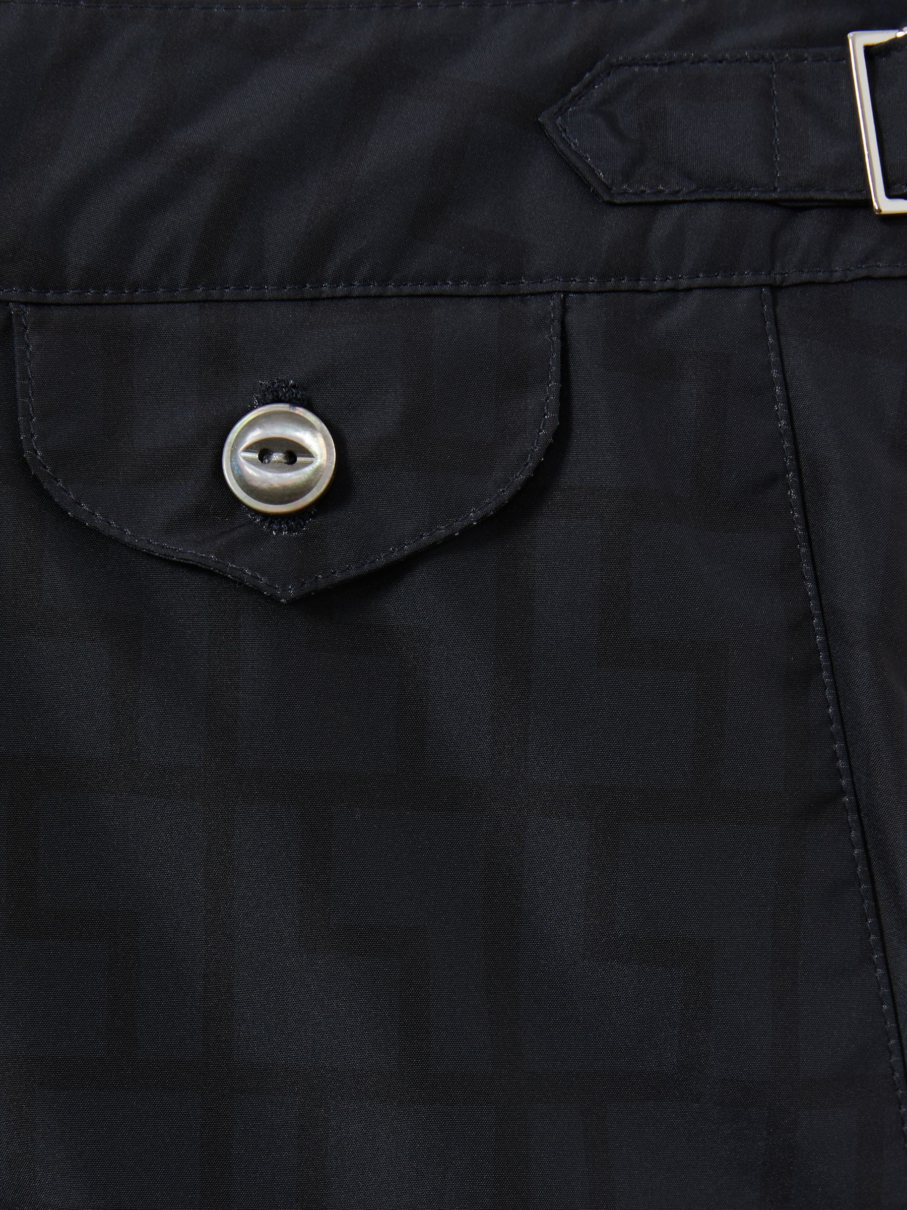 Hemingsworth Ikat-Print Swim Shorts in Navy - Image 2 of 2