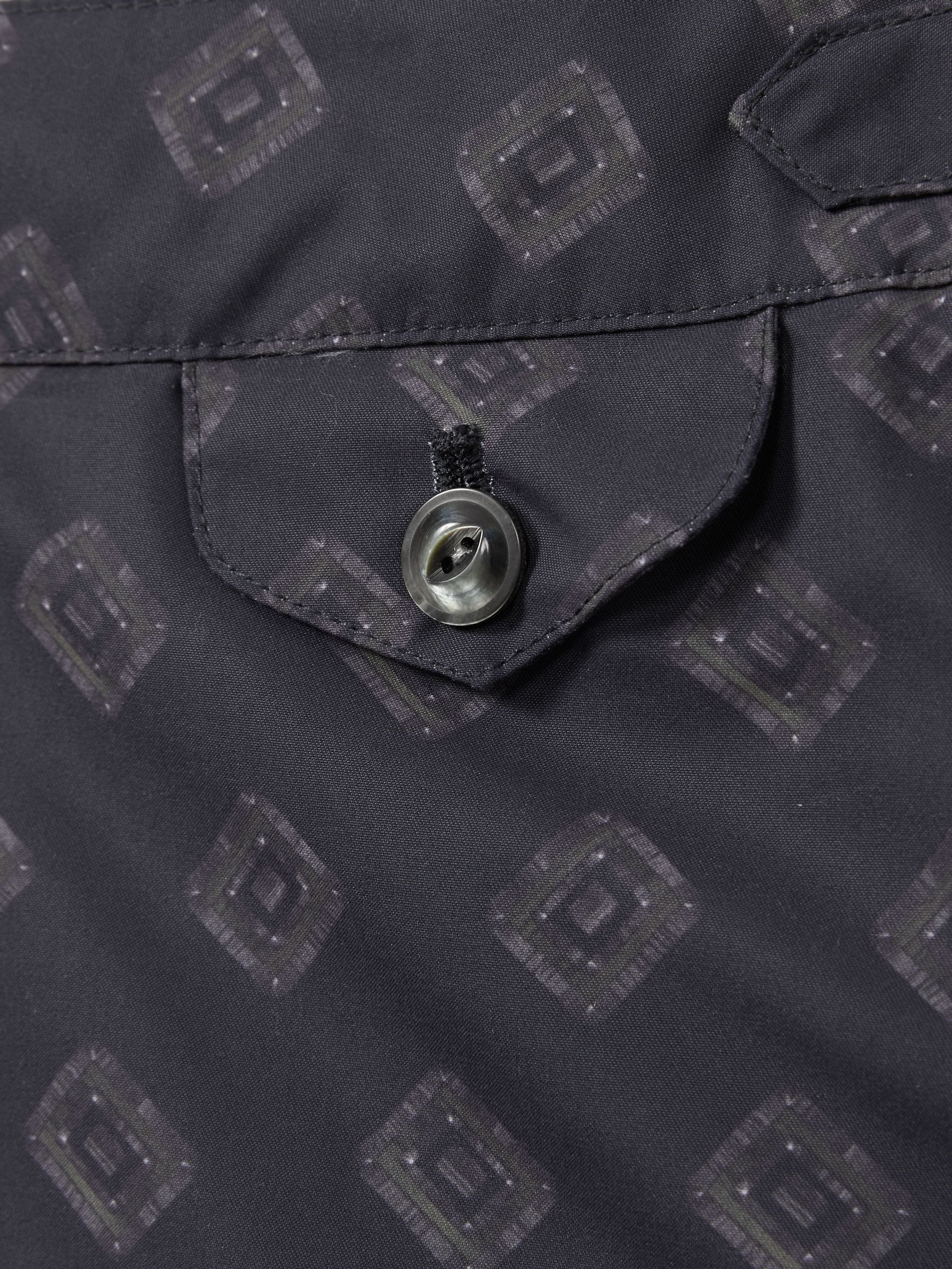 Hemingsworth Blue Swim Shorts in Blue - Image 2 of 2