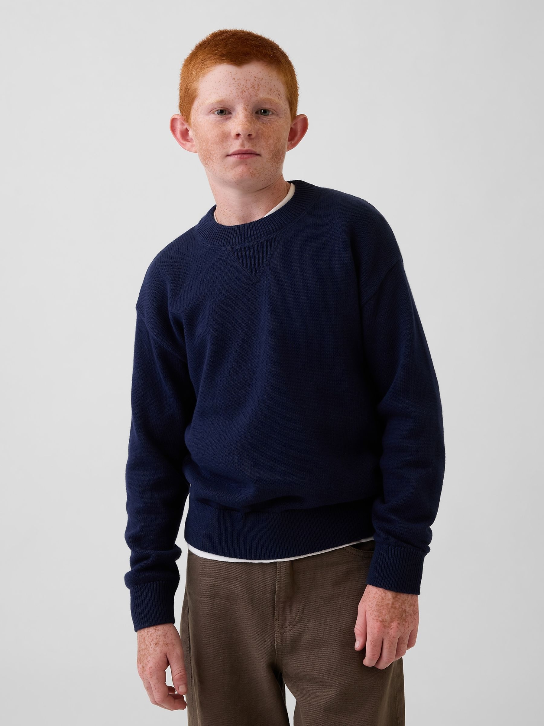 Navy Relaxed Jumper - Image 1 of 5