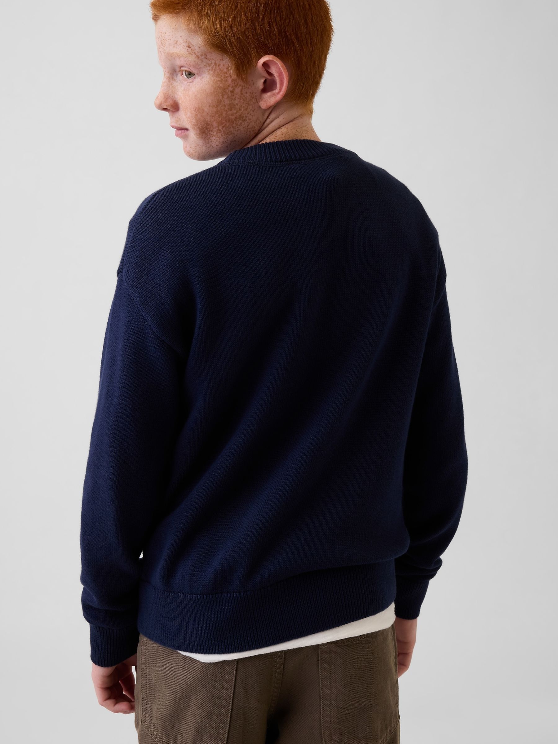 Navy Relaxed Jumper - Image 2 of 5