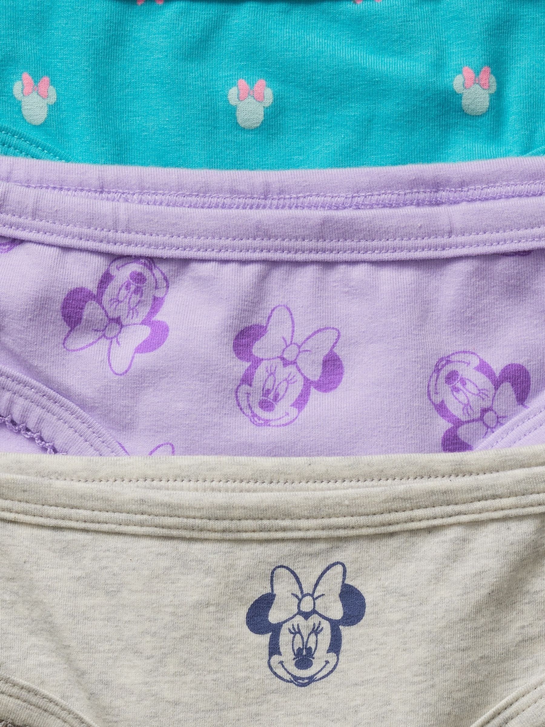 Pink Disney Minnie Mouse Briefs 5 Pack (2-5yrs) - Image 3 of 3