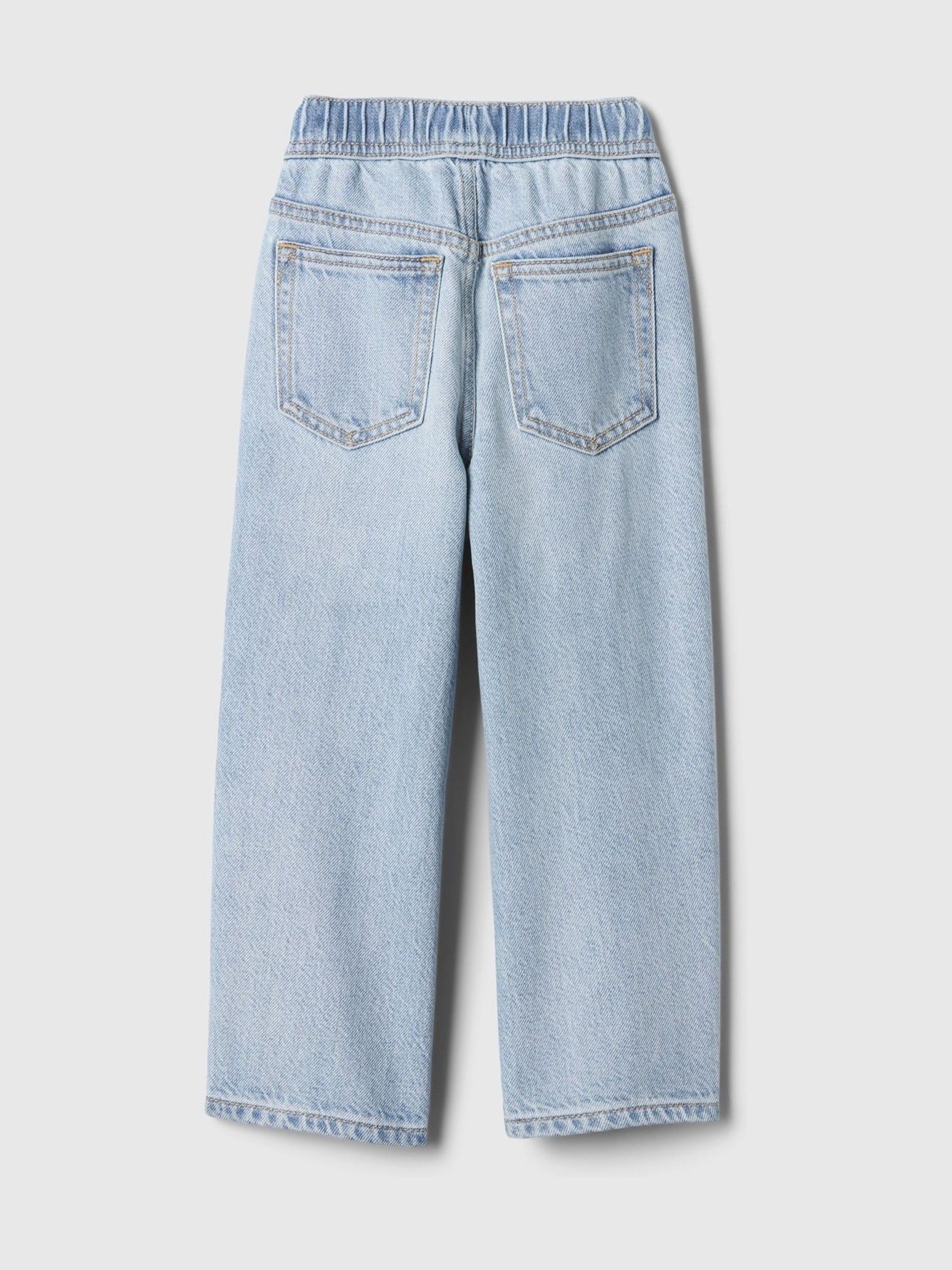 Blue UltraSoft Pull On Baggy Jeans (6mths-5yrs) - Image 2 of 4