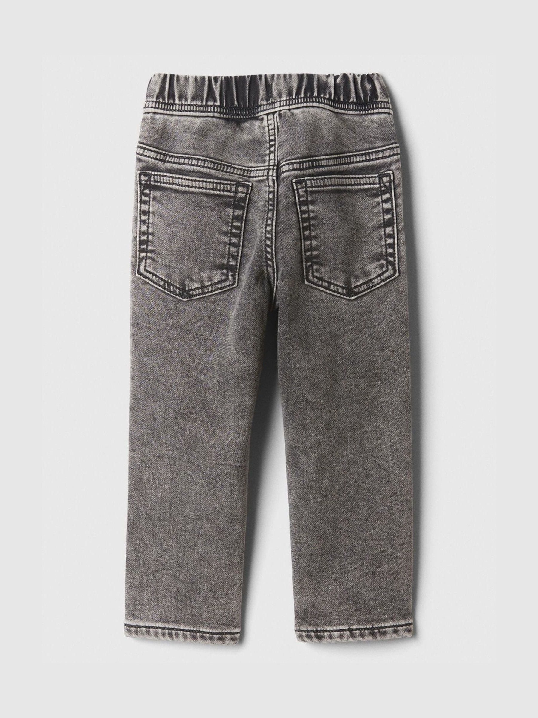 Black Soft Pull On Slim Jeans (6mths-5yrs) - Image 3 of 5