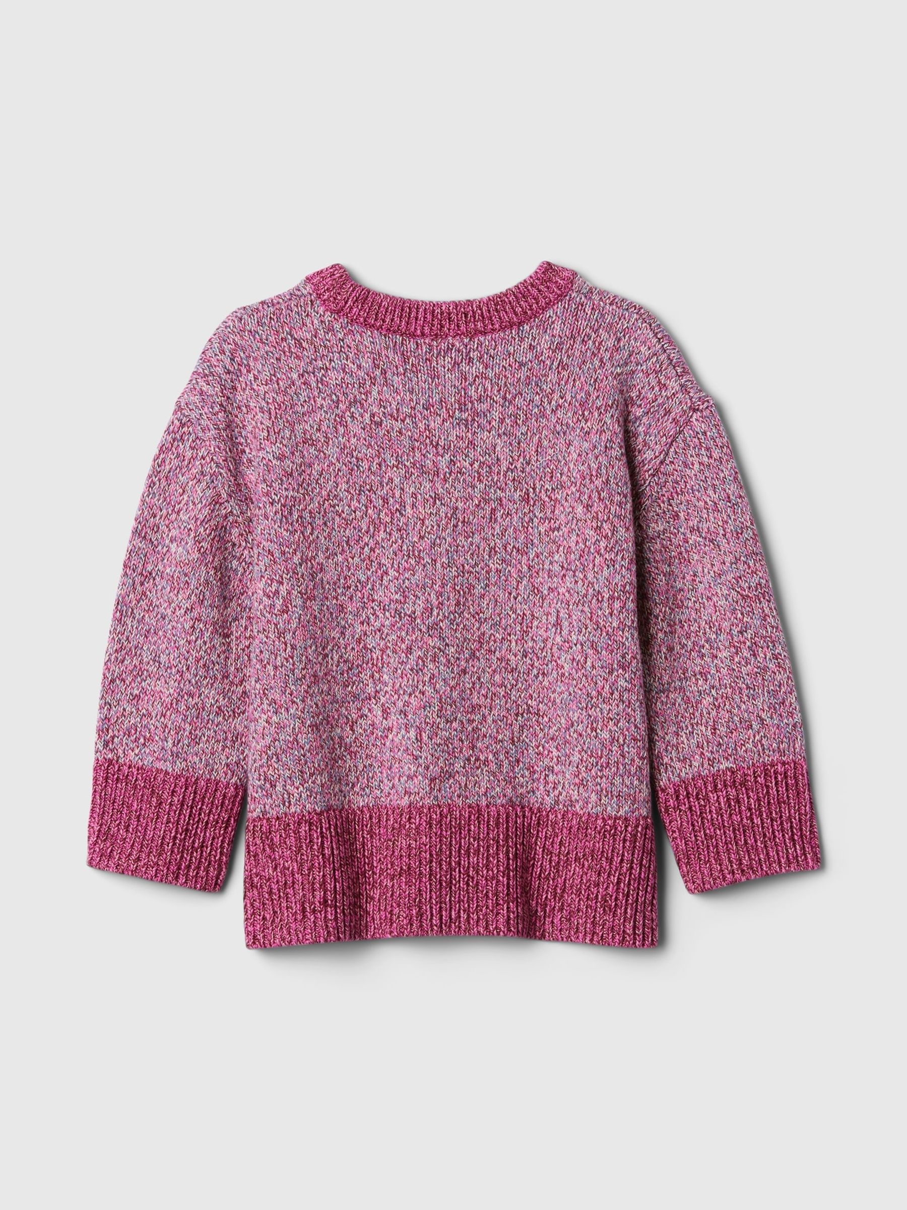 Purple Split-Hem Jumper (6mths-5yrs) - Image 2 of 2