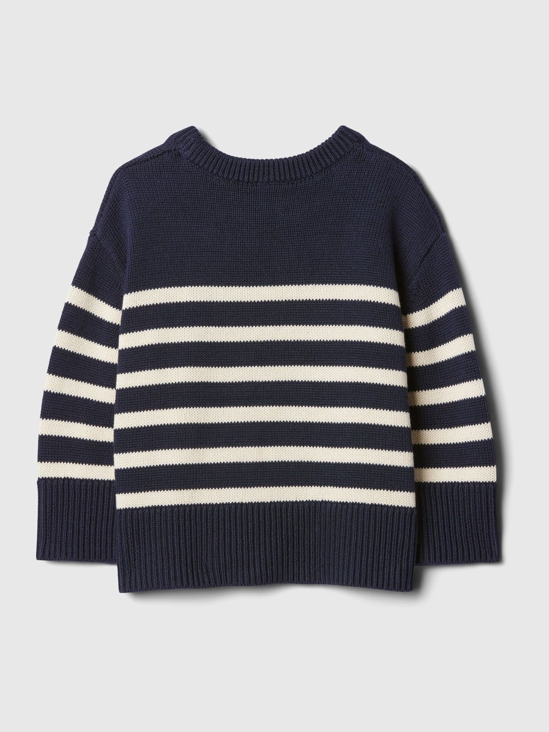 Blue Split-Hem Jumper (6mths-5yrs) - Image 2 of 3