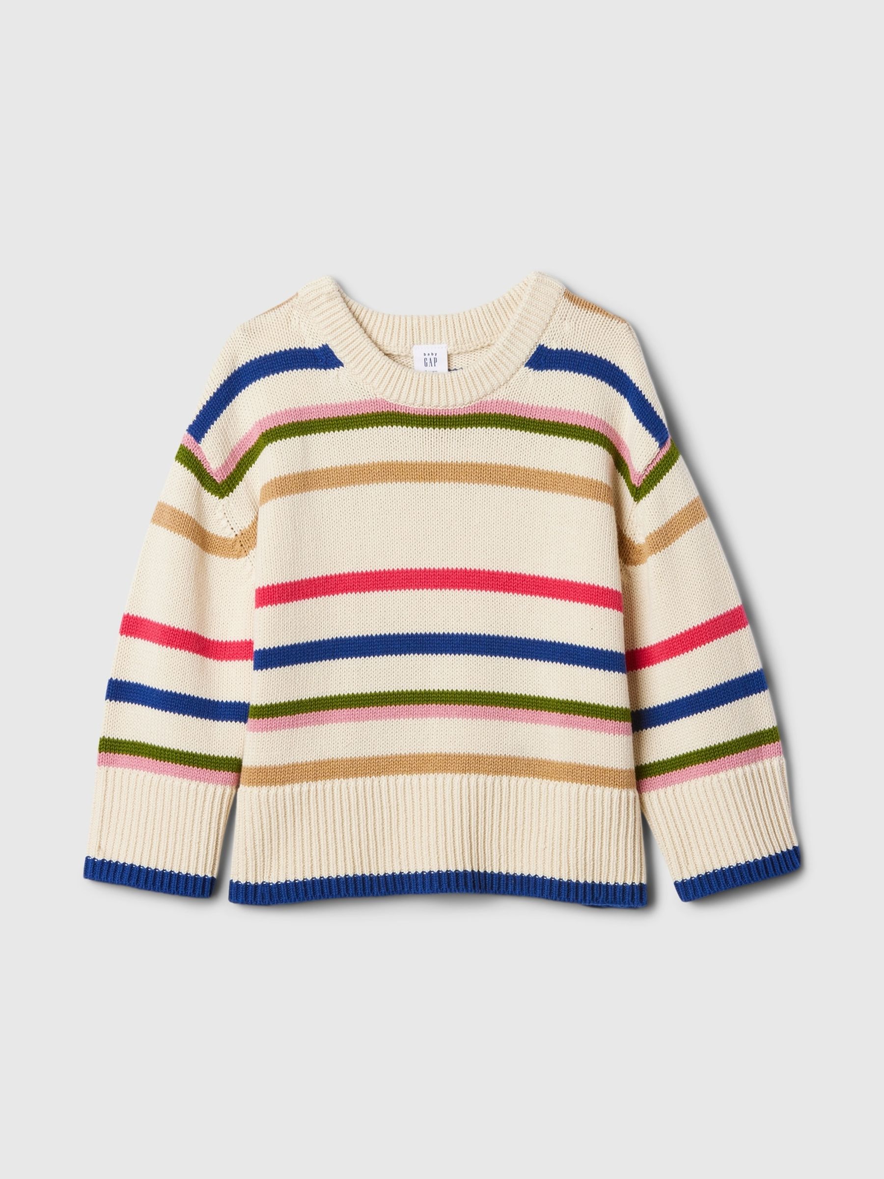 Cream Split-Hem Jumper (6mths-5yrs) - Image 1 of 1