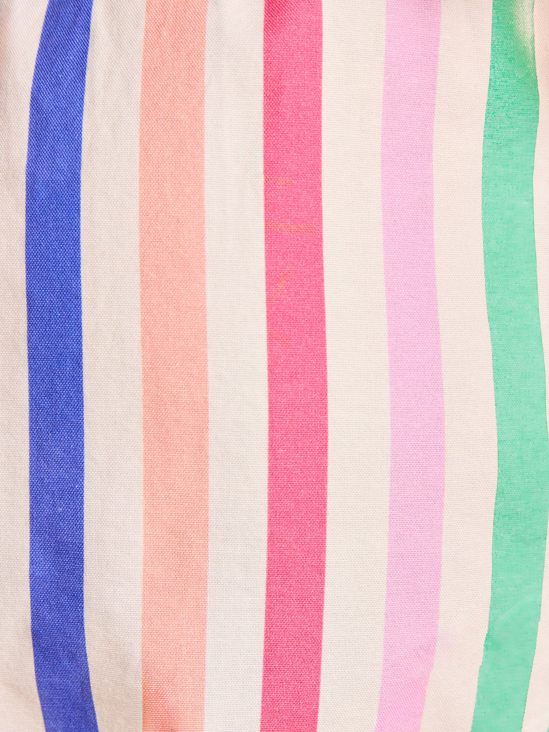 Hallie Multi Stripe Pull-On Cotton Trousers - Image 6 of 13