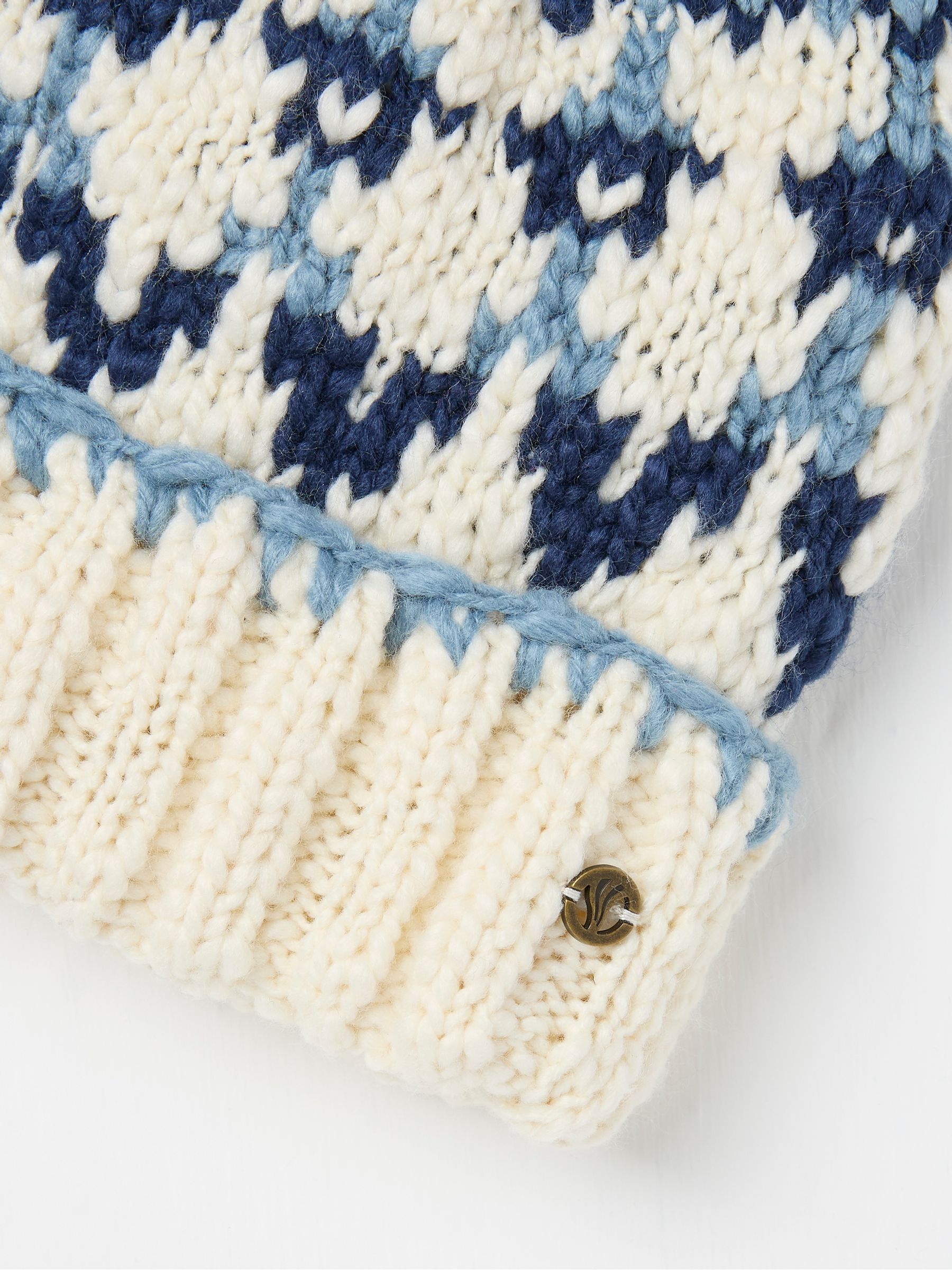 Blue Chunky Knit Hat - Image 4 of 4