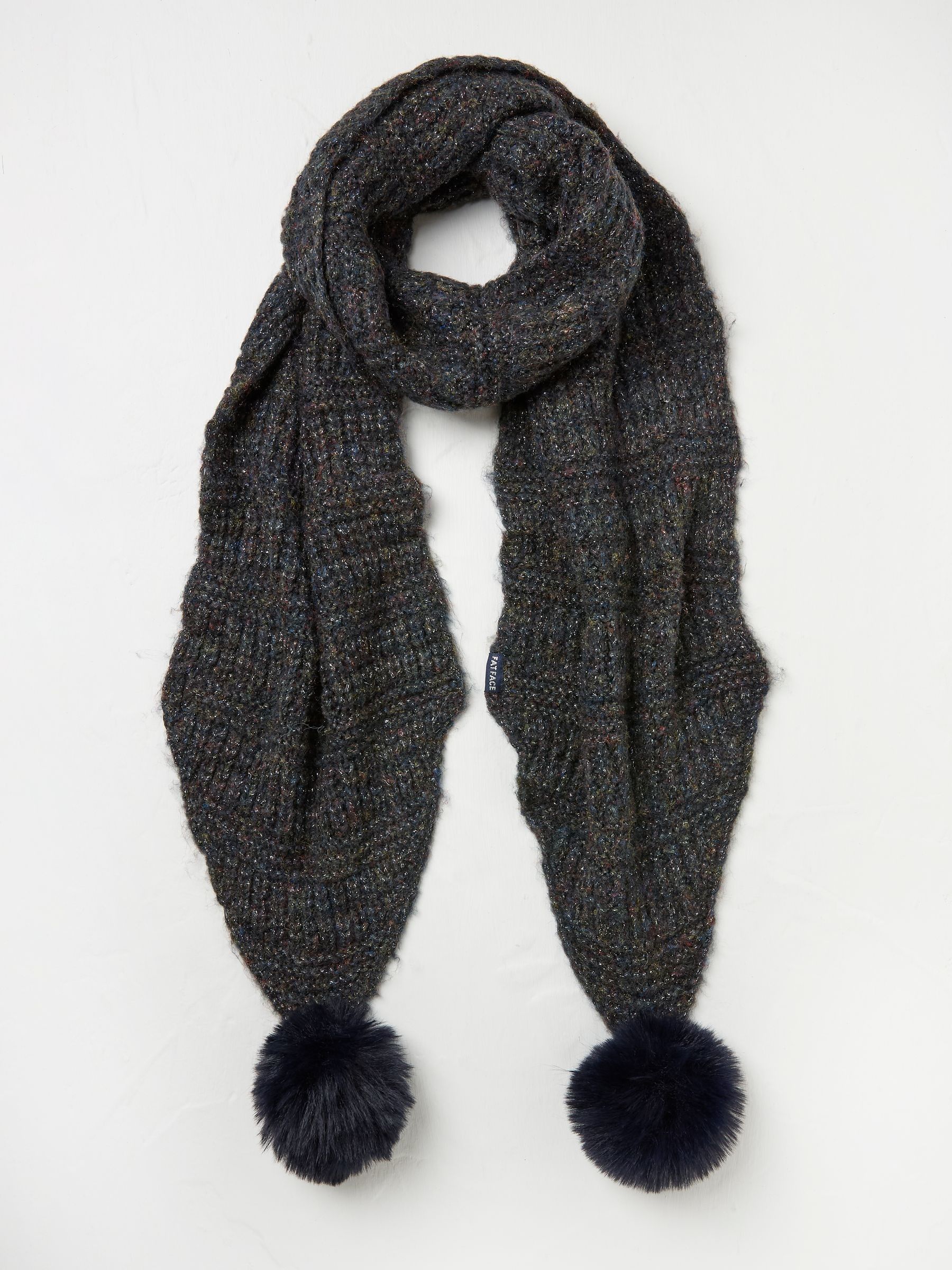 Black Sparkle Scarf - Image 1 of 2