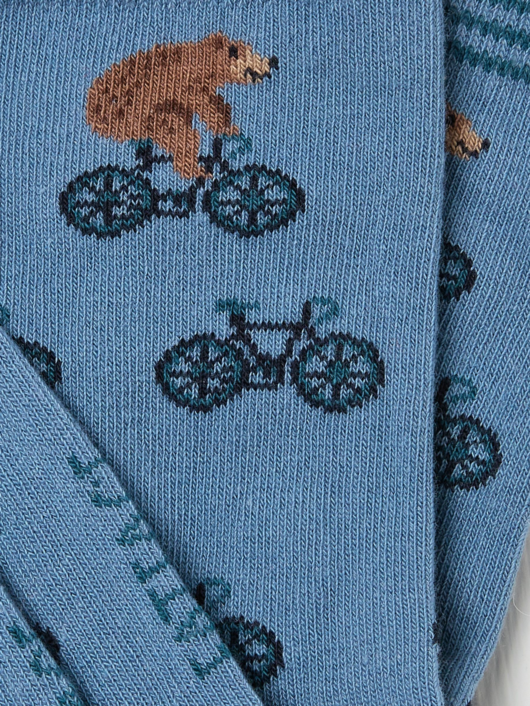 Blue Bear Socks 1 Pack - Image 2 of 2 Blue Bear Socks 1 Pack - Image 2 of 2