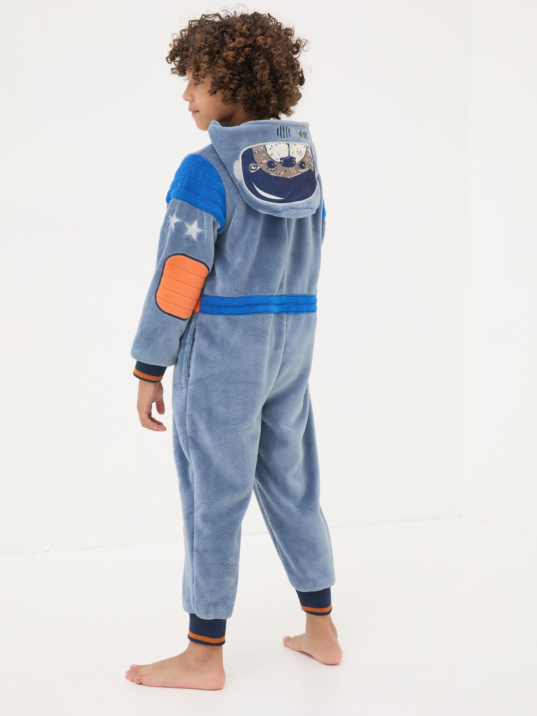 Blue Astronaut Fleece All-In-One - Image 2 of 5