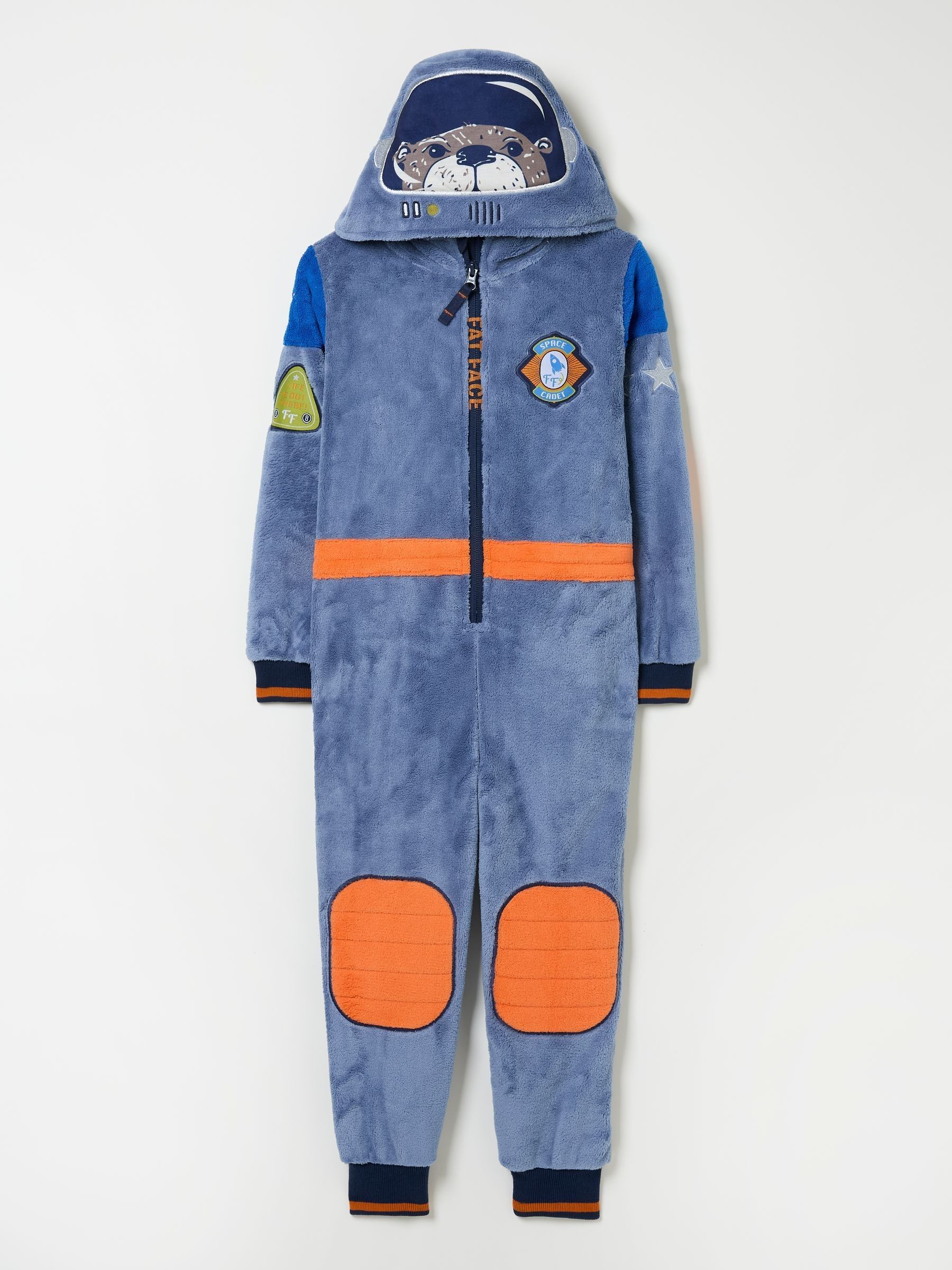 Blue Astronaut Fleece All-In-One - Image 5 of 5