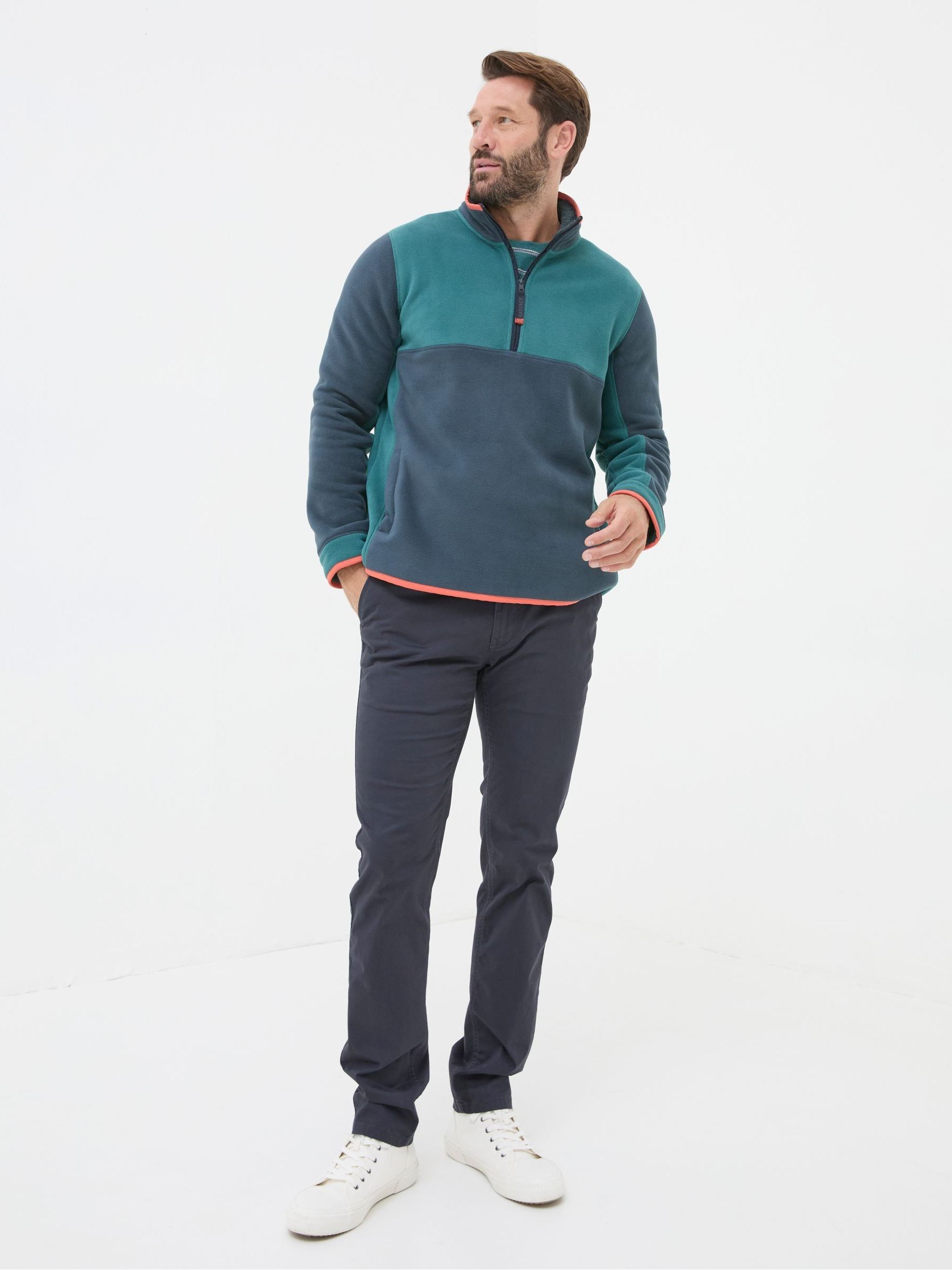Heyshott Navy Slim Chinos - Image 1 of 7