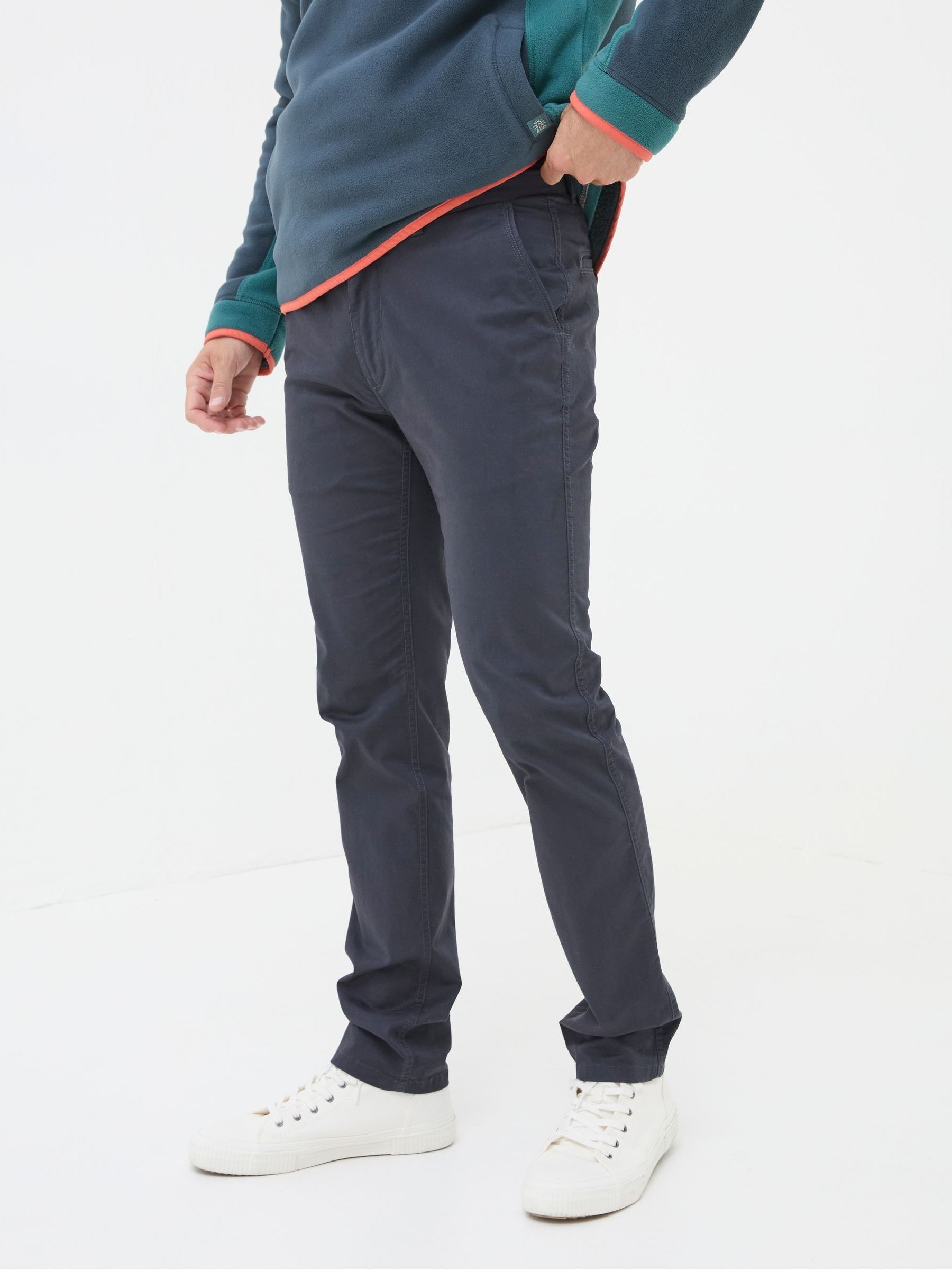 Heyshott Navy Slim Chinos - Image 4 of 7