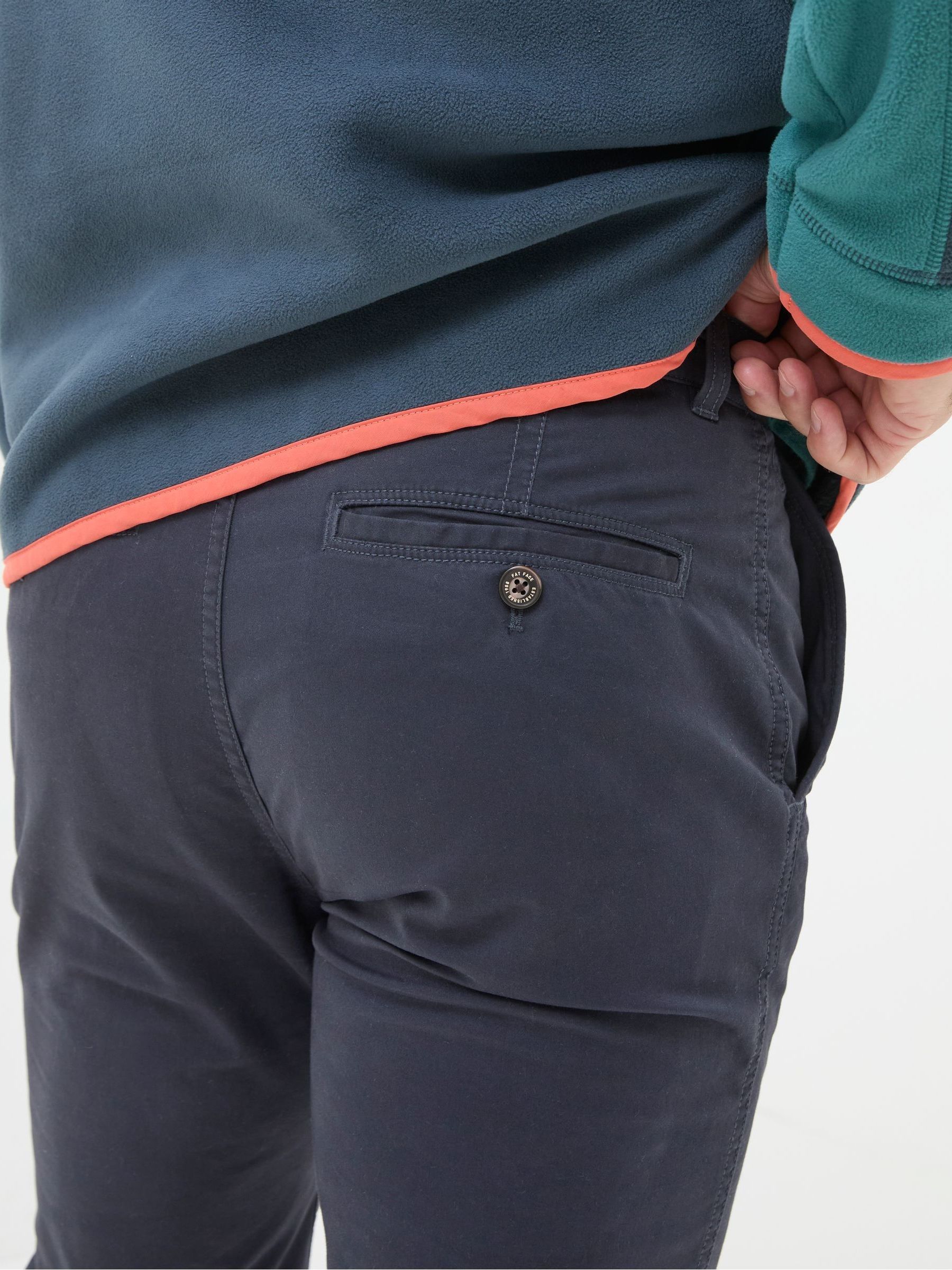 Heyshott Navy Slim Chinos - Image 5 of 7