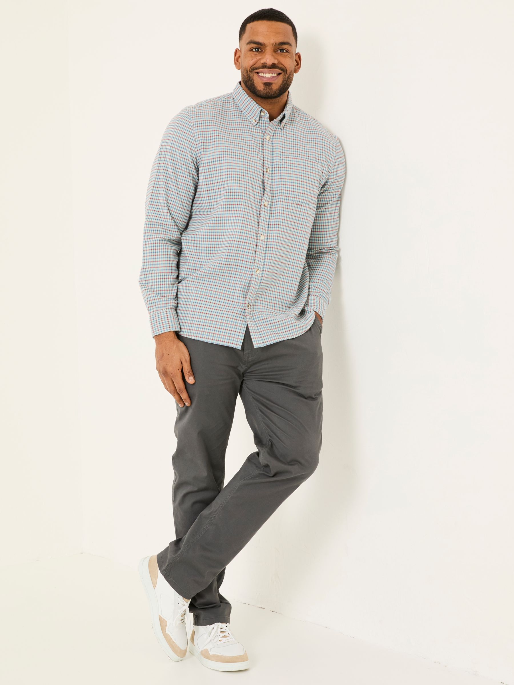 Heyshott Dark Grey Slim Chinos - Image 5 of 6