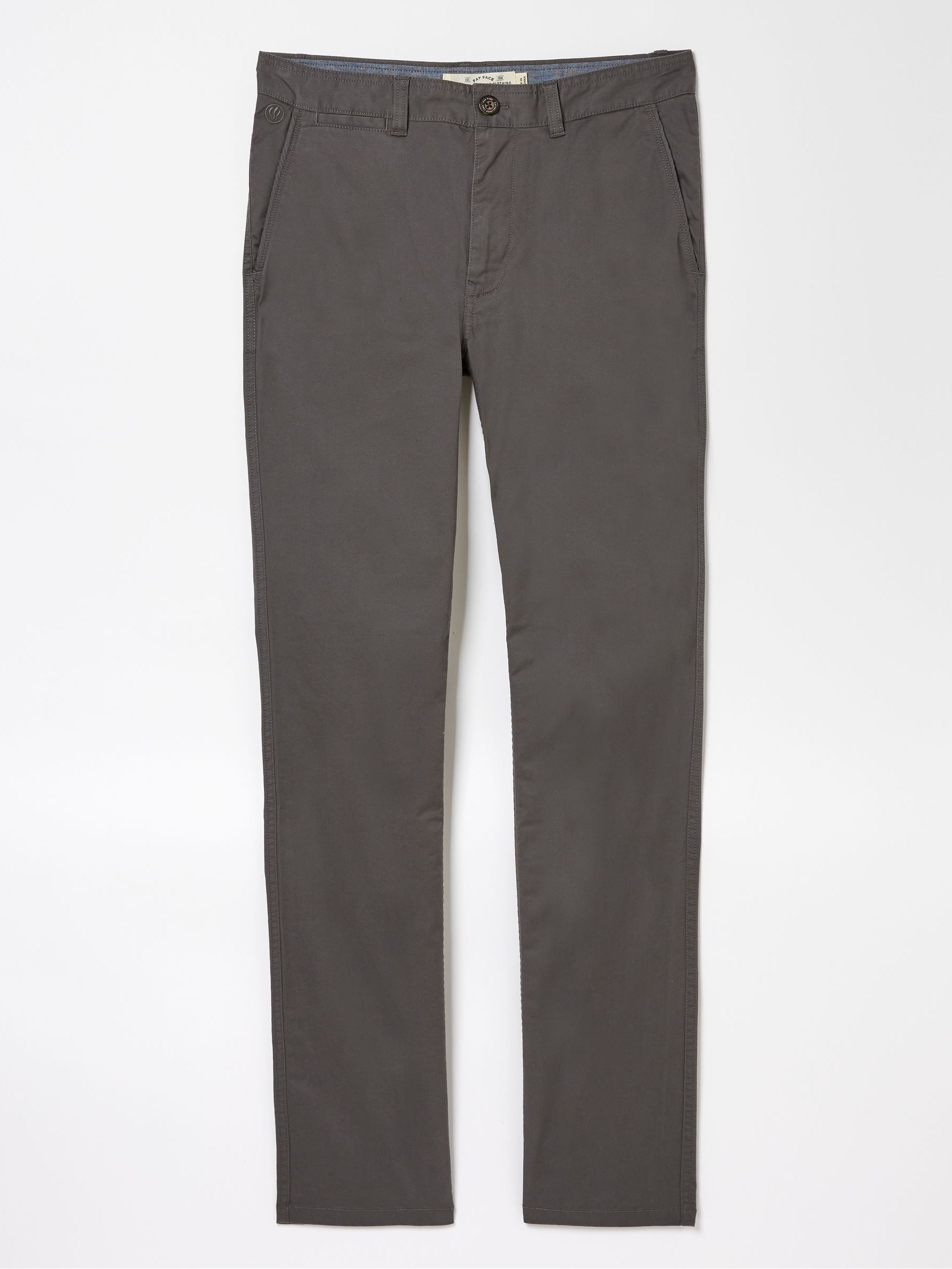 Heyshott Dark Grey Slim Chinos - Image 6 of 6