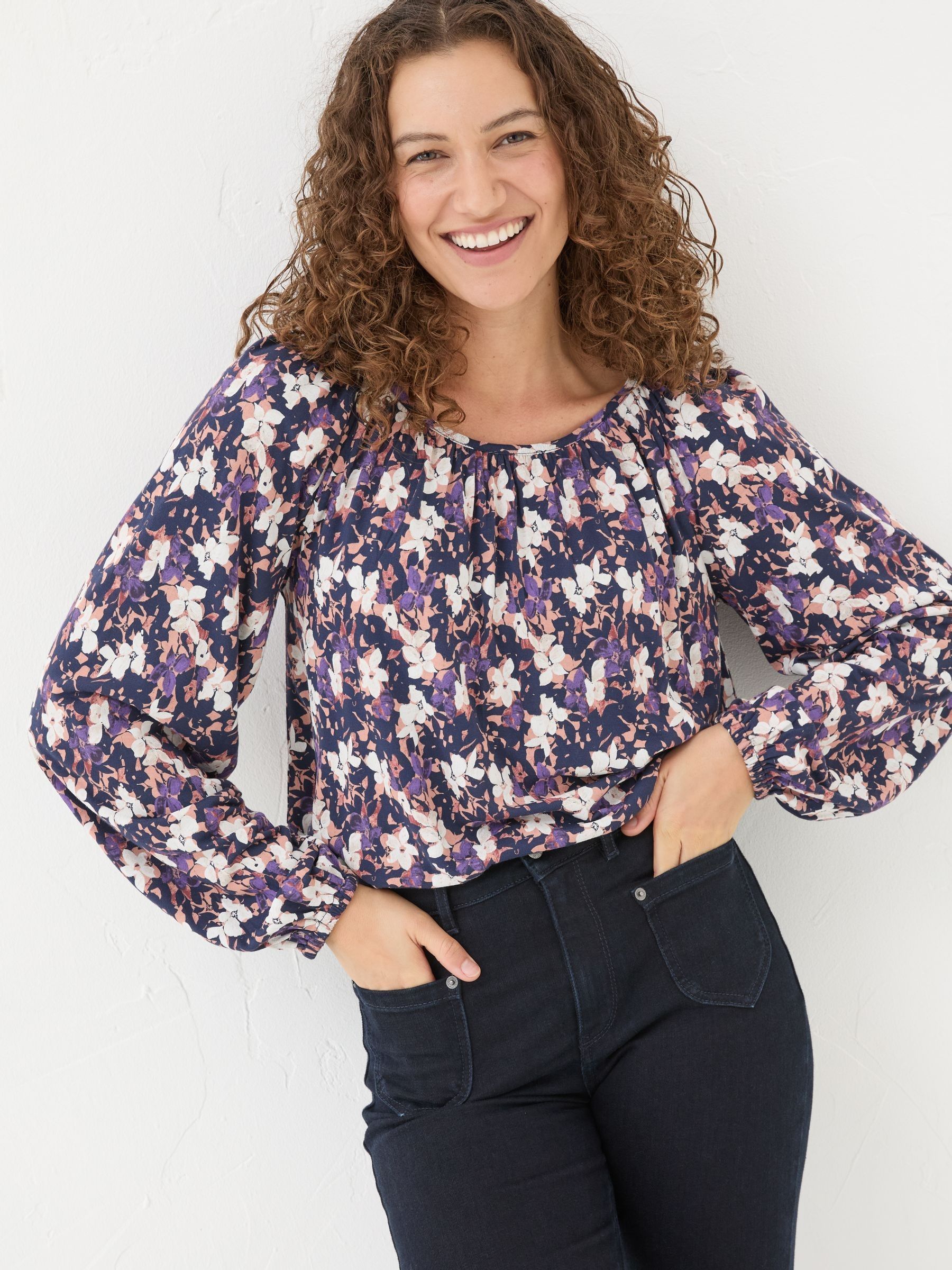 Lily Multi Floral Top - Image 3 of 6