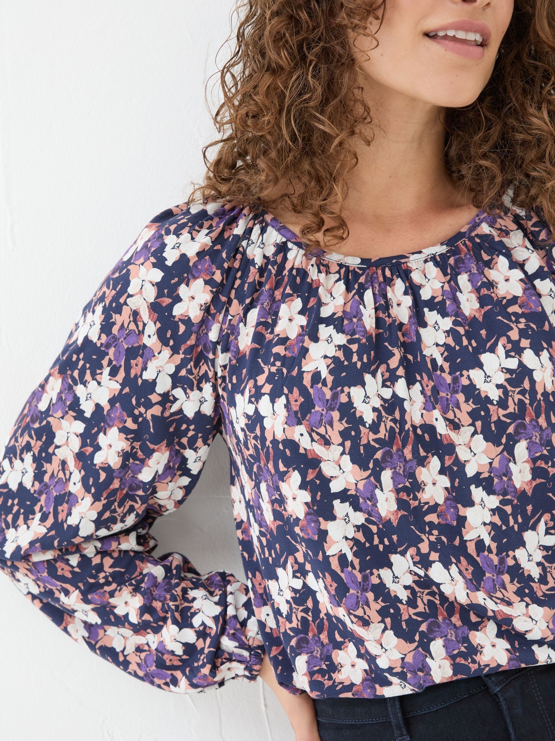 Lily Multi Floral Top - Image 4 of 6