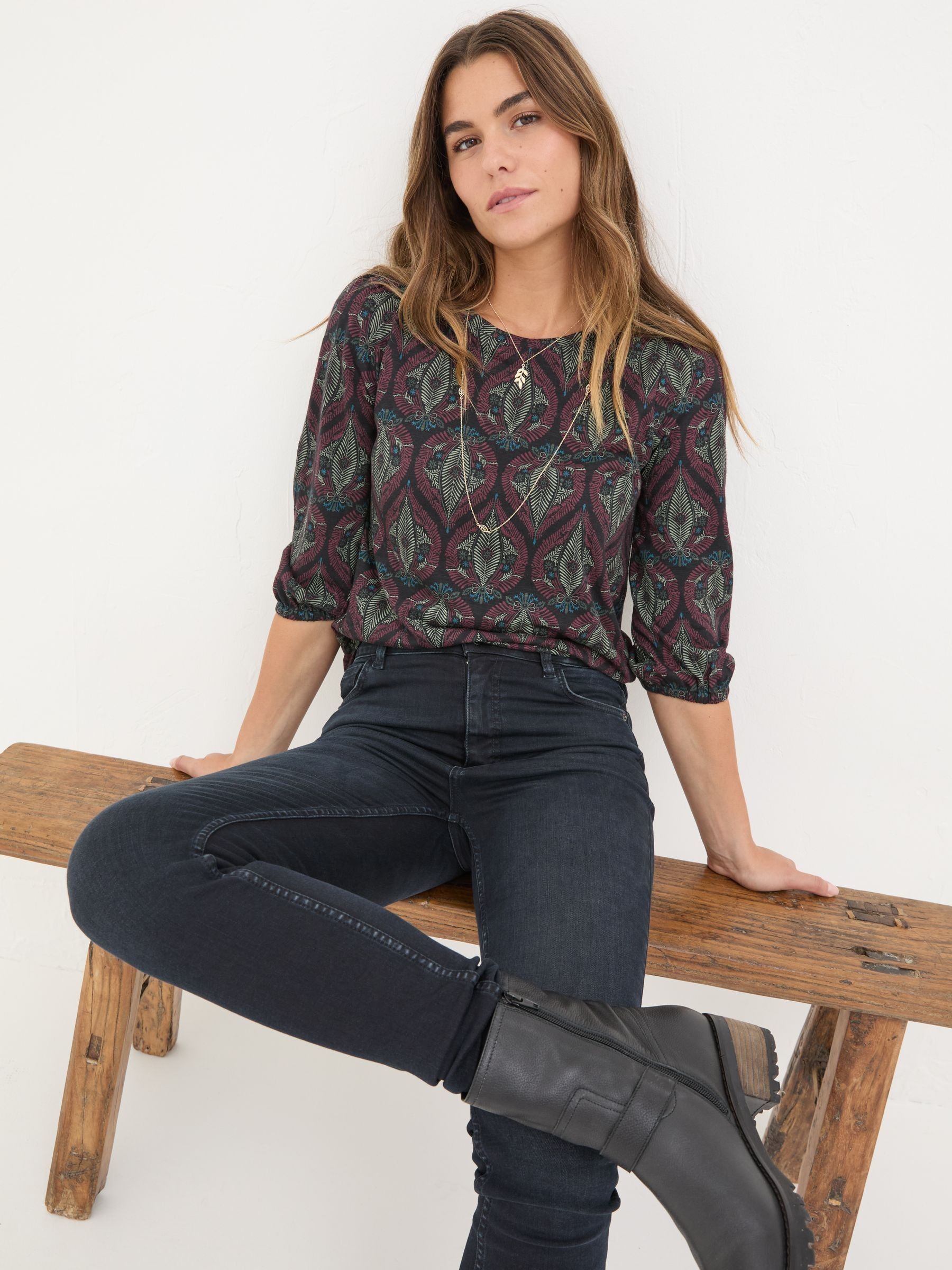 Penny Black Decorative Leaf Top - Image 4 of 6