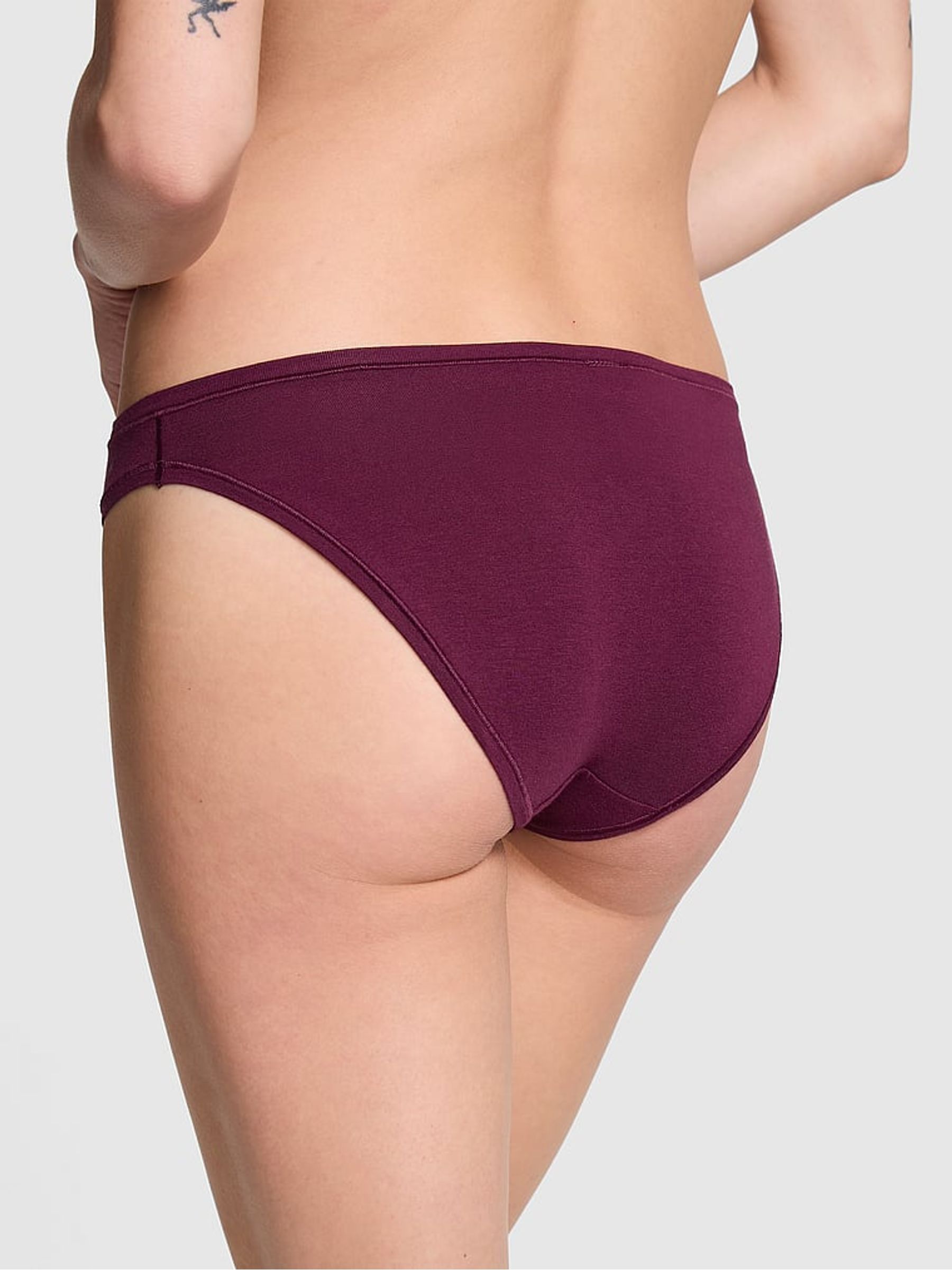 Purple Rose Bikini Cotton Knickers - Image 2 of 3
