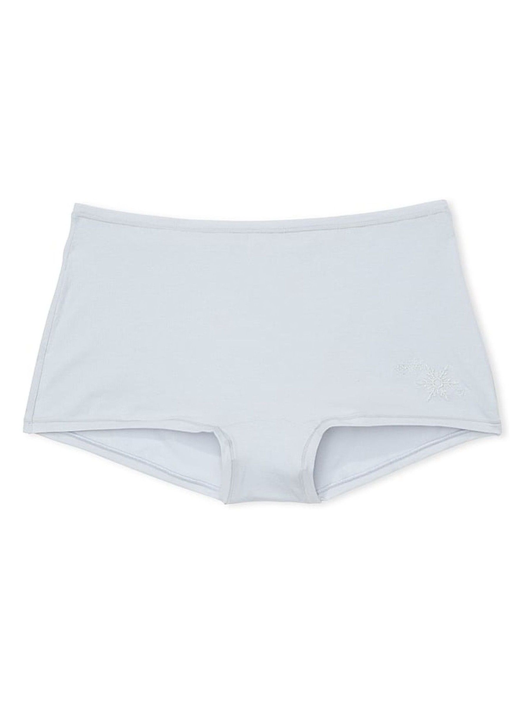 Hydrangea Blue Snowflake Cotton Boyshort Knickers - Image 3 of 3
