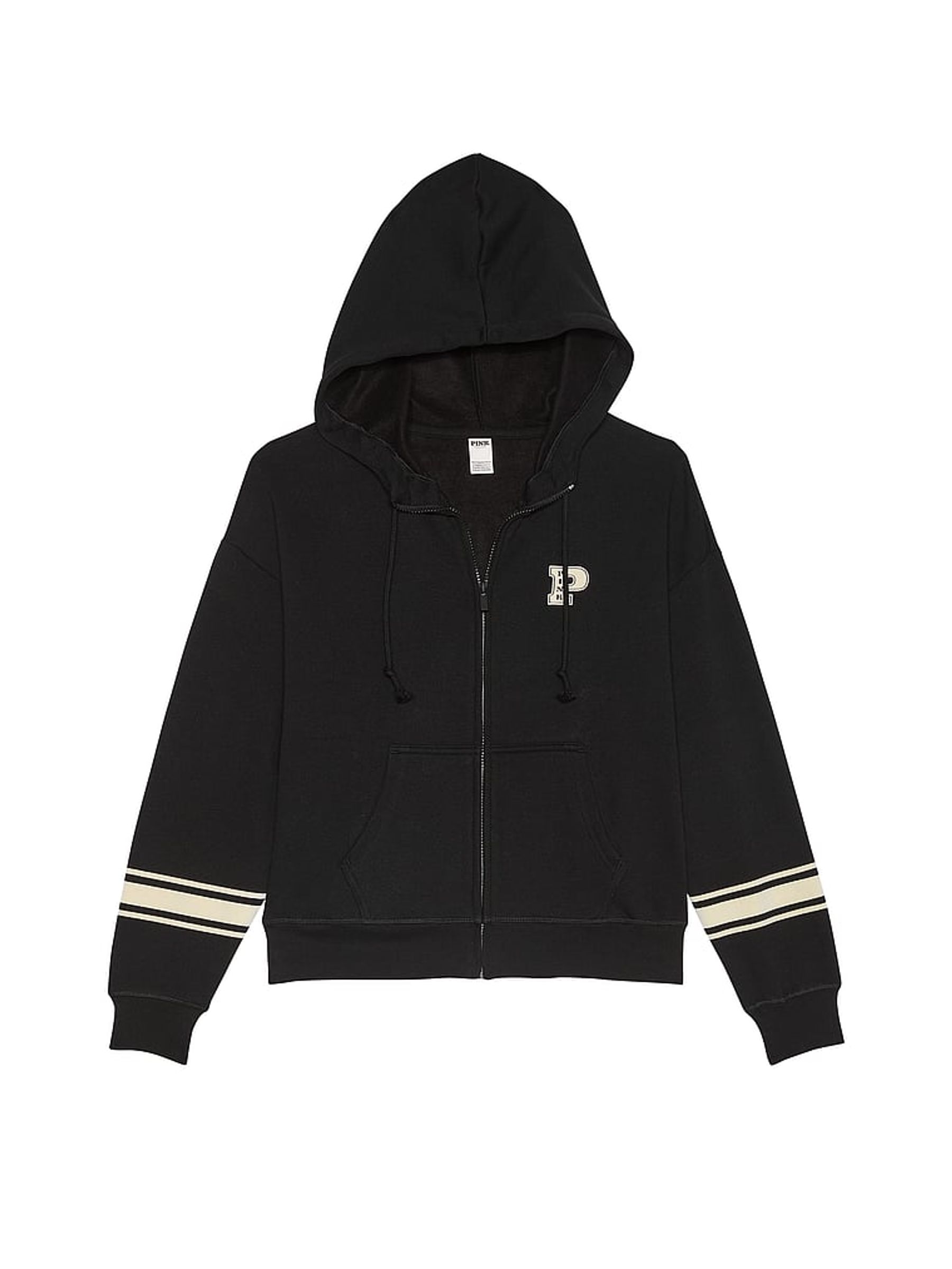 Black Zip Up Hoodie - Image 3 of 3