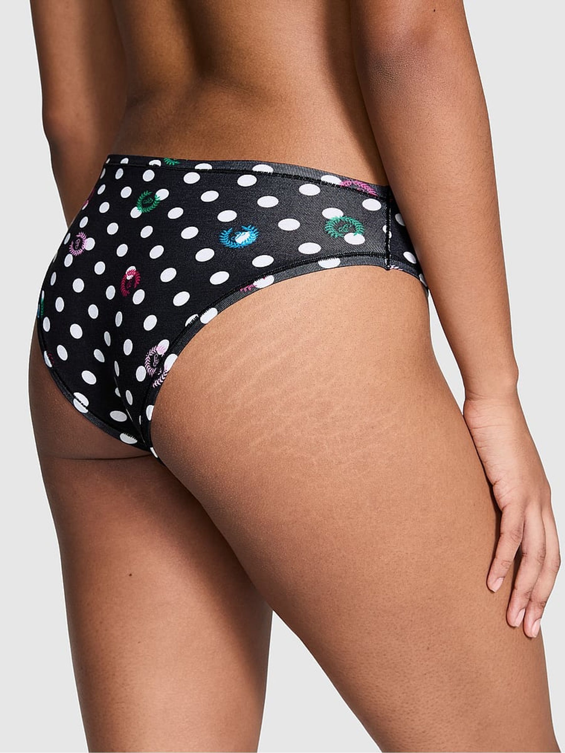Black Cheeky Cotton Knickers - Image 2 of 3