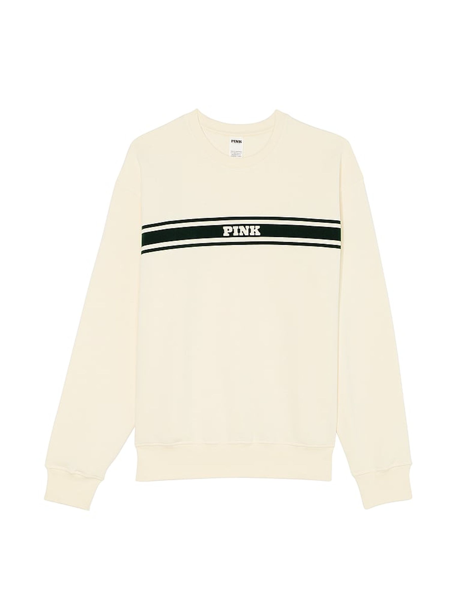 White Shell Fleece Sweatshirt - Image 3 of 4