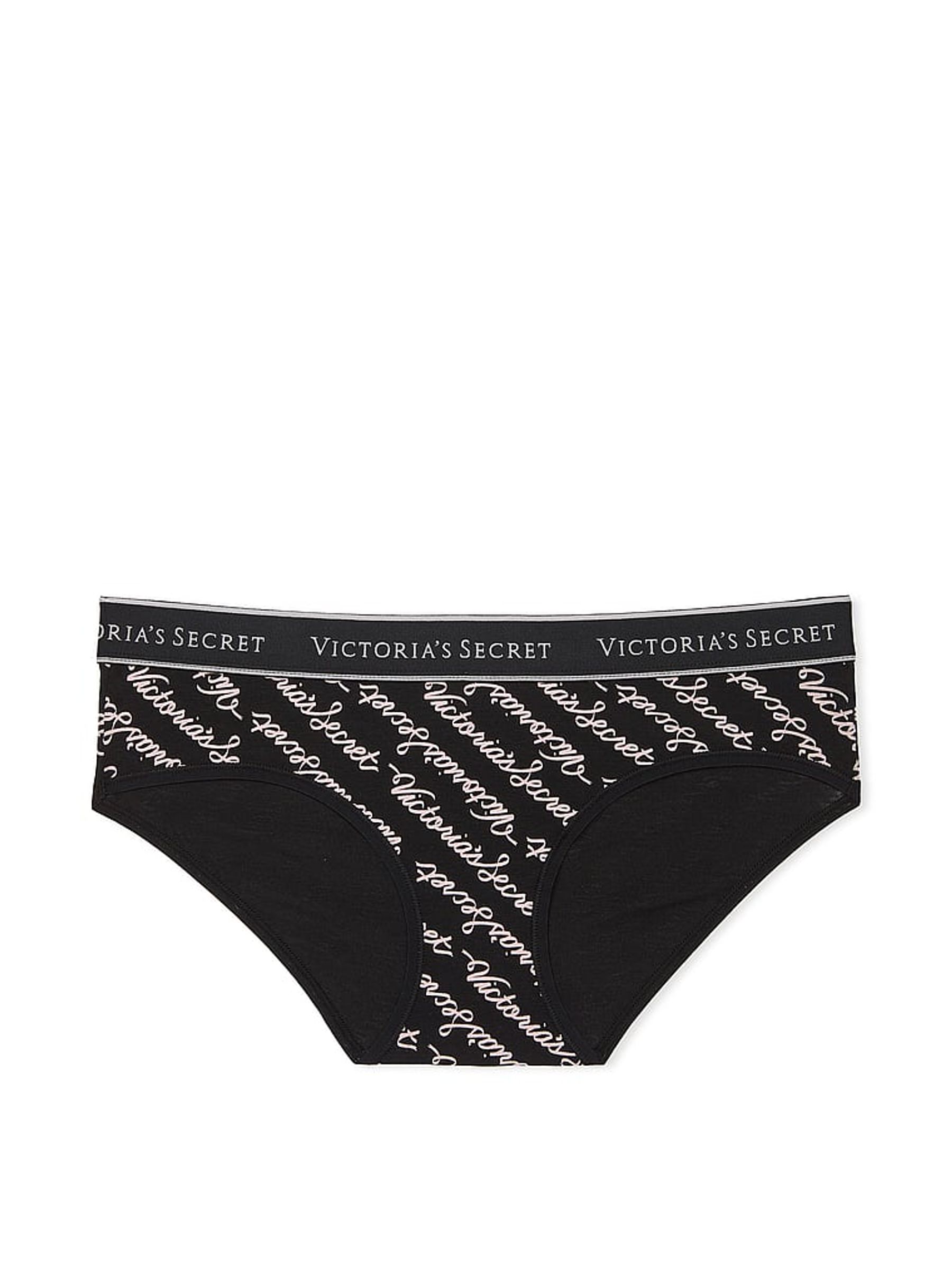 Vs Script Black Hipster Knickers - Image 3 of 3