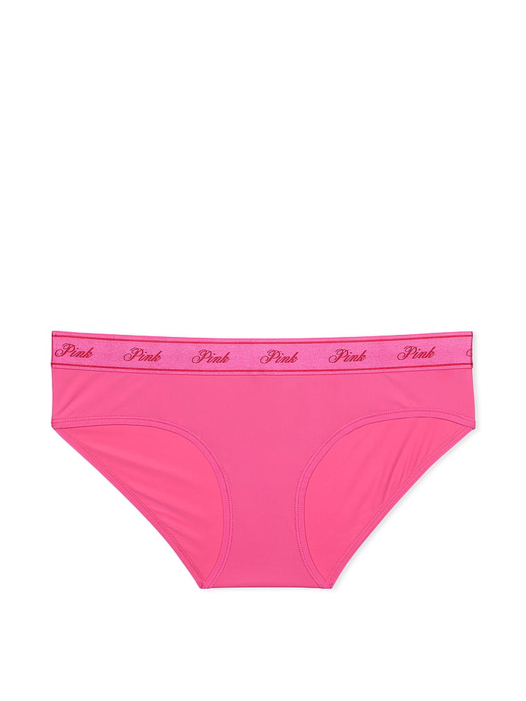 Pink Rose Hipster Soft Stretch Logo Knickers - Image 3 of 3