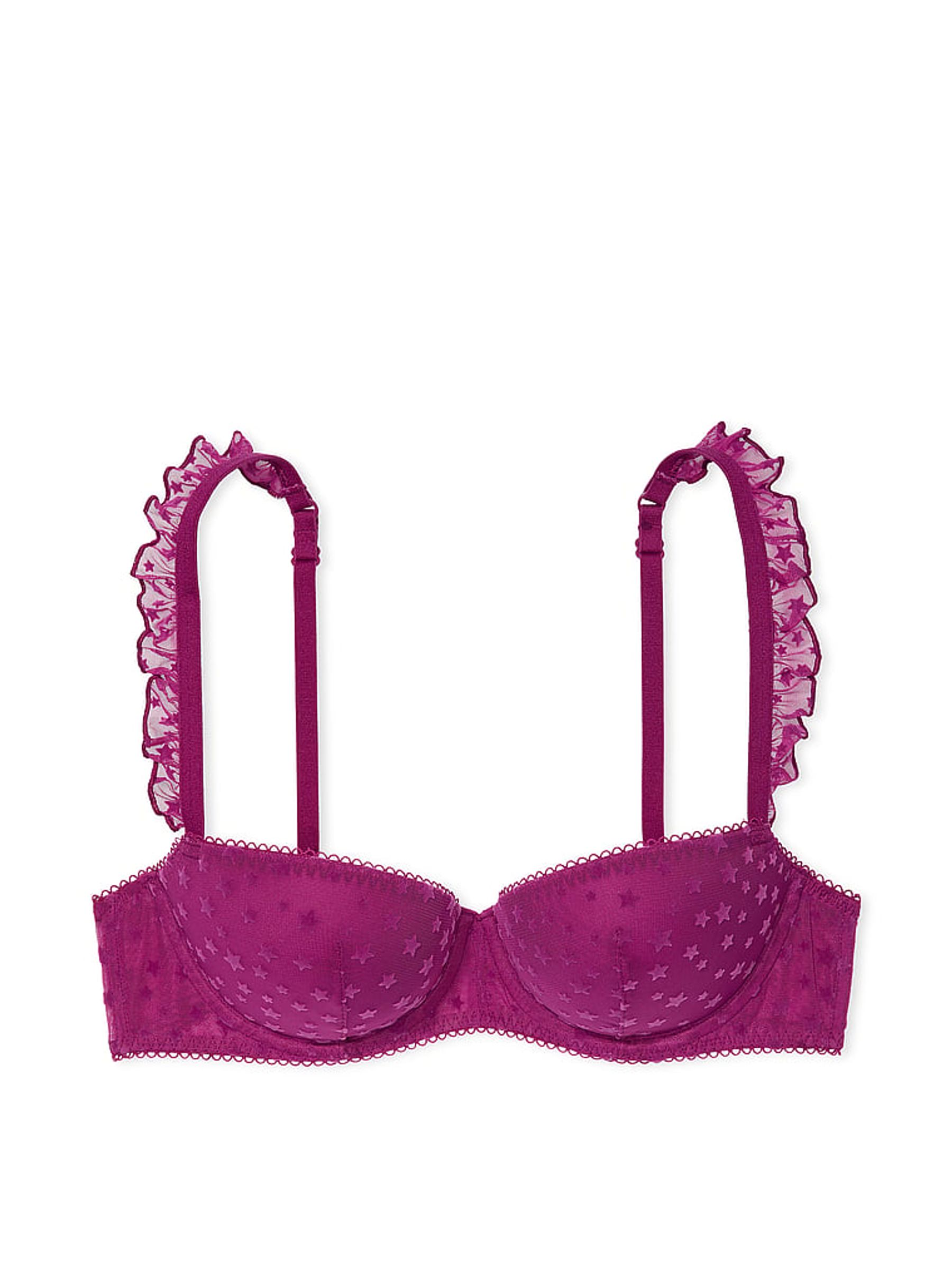 Thriller Purple Balcony Star Chaser Lace Bra - Image 3 of 3
