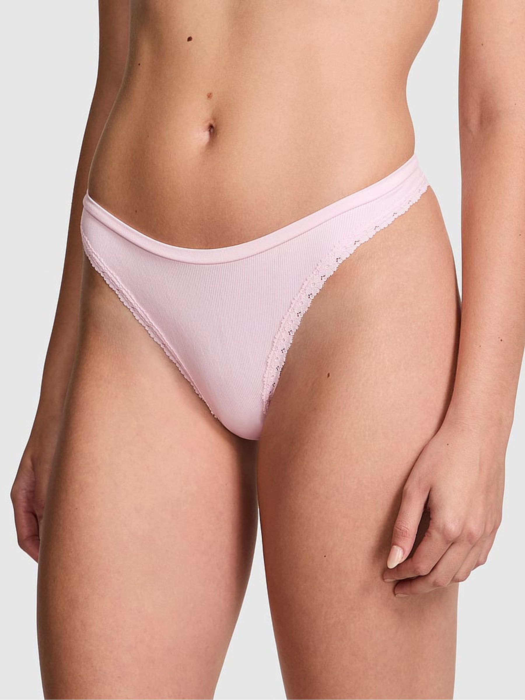 Pink Tulip Thong Seamless Knickers - Image 1 of 3